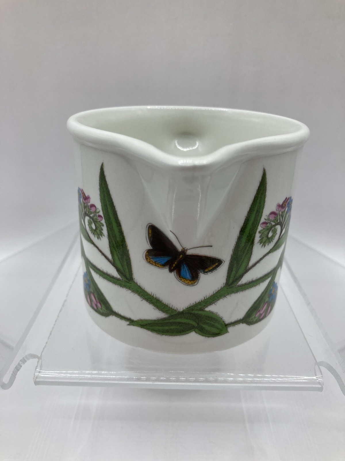 Small Portmeirion Botanic Garden 3″ Creamer or Syrup Pitcher – Forget Me Not VGC
