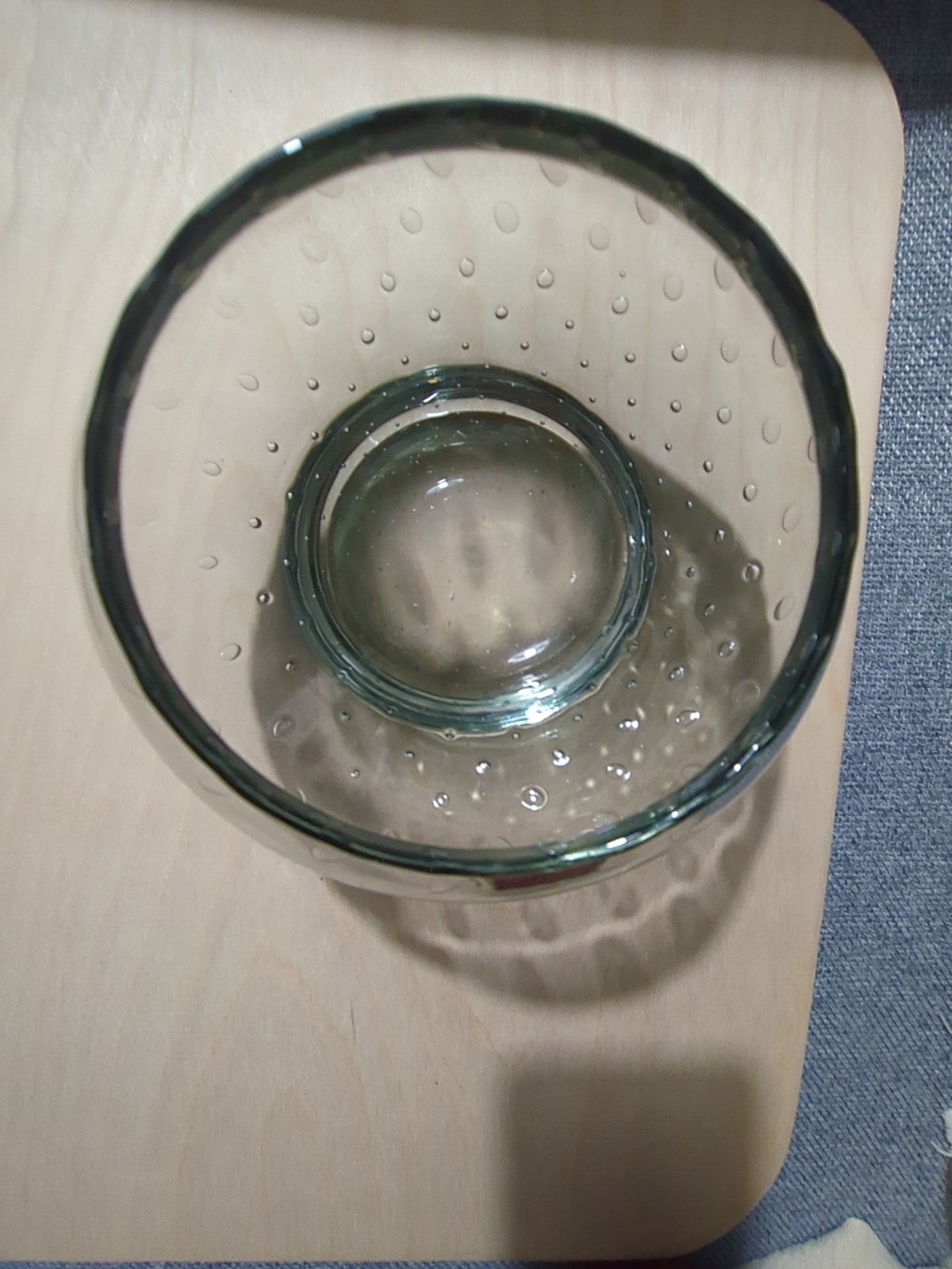 Randsfjord MCM Bubble Art Glass Bowl Norwegian Vintage