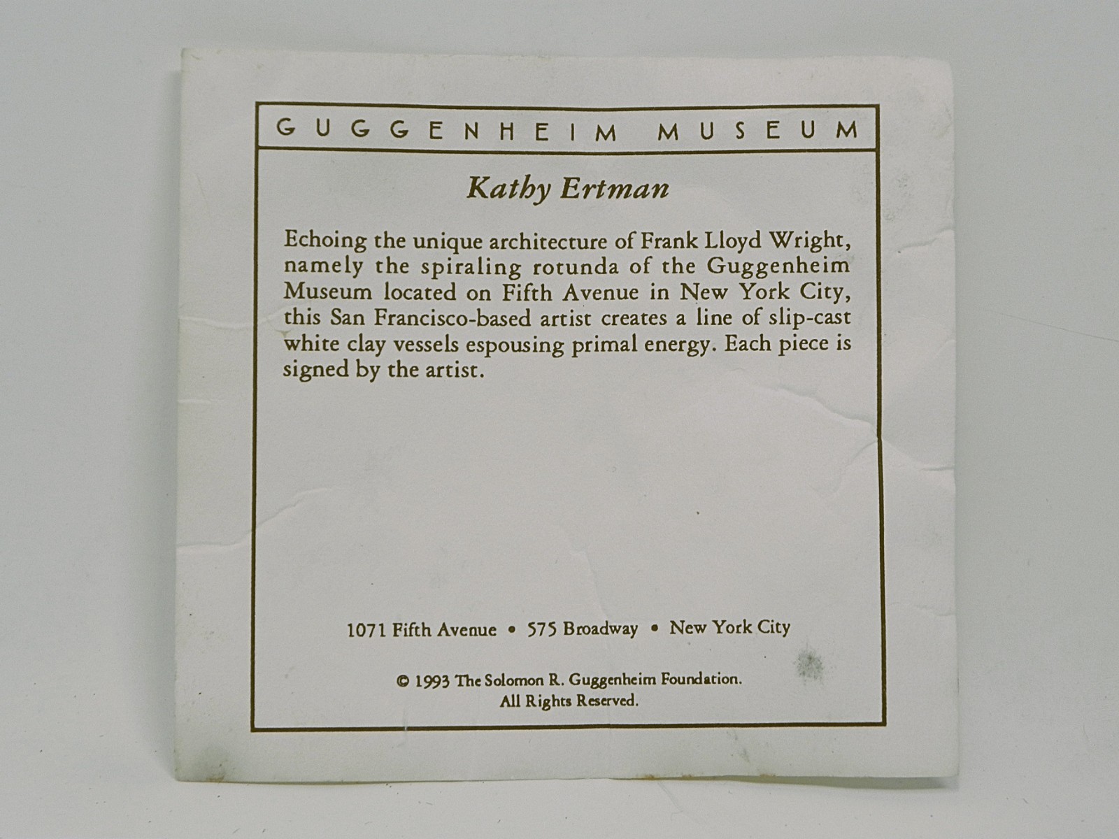 RARE Kathy Erteman 1993 Postmodern Art Pottery Ceramic Teapot Guggenheim Insert