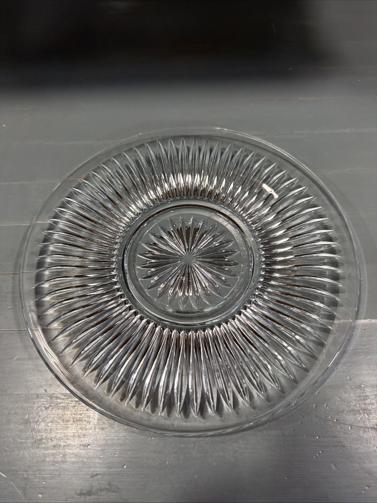 Vtg Malaysia KIG Center Star Dinner Plate 10”