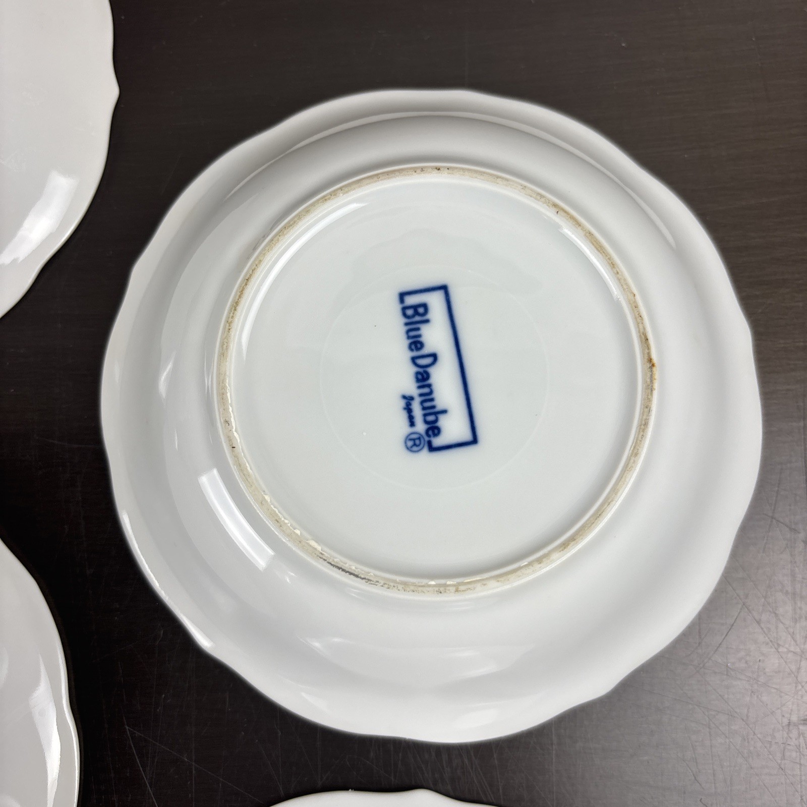 6 BLUE DANUBE JAPAN Onion 5 1/4″ Berry/Fruit / Cereal Bowls Set of 6 Rect Mark