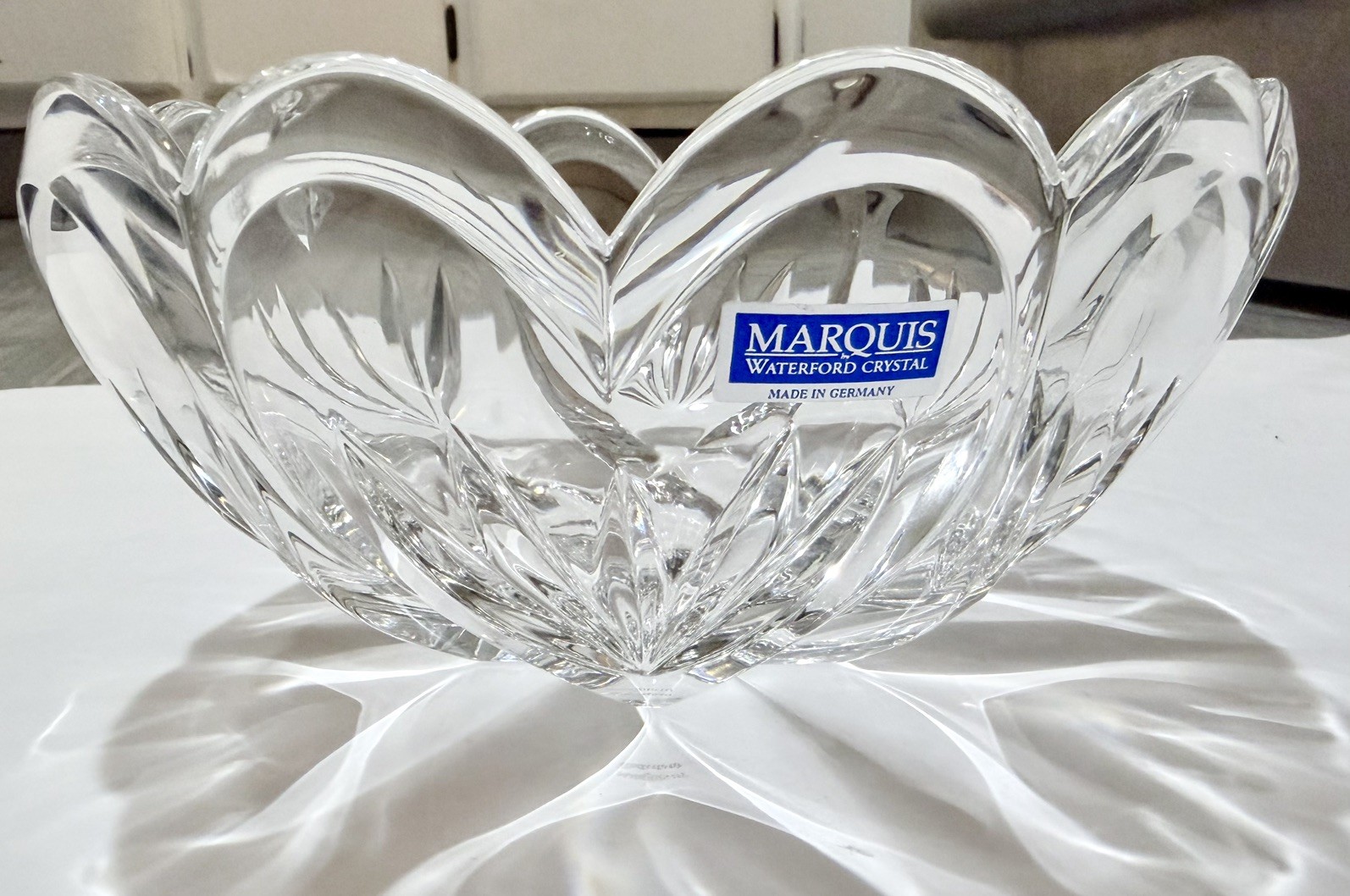 Waterford Marquis Lead Crystal Sweet Memories Keepsake Bowl 8″