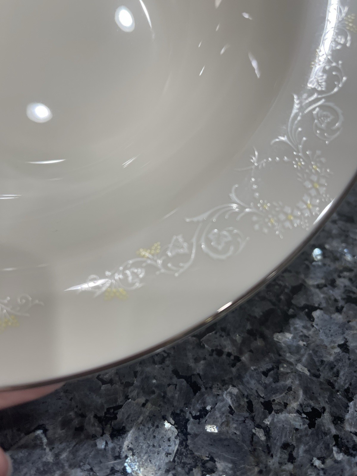 Pickard “Poetry” Porcelain Round Vegetable Bowl 9 1/8 Inch Made In USA