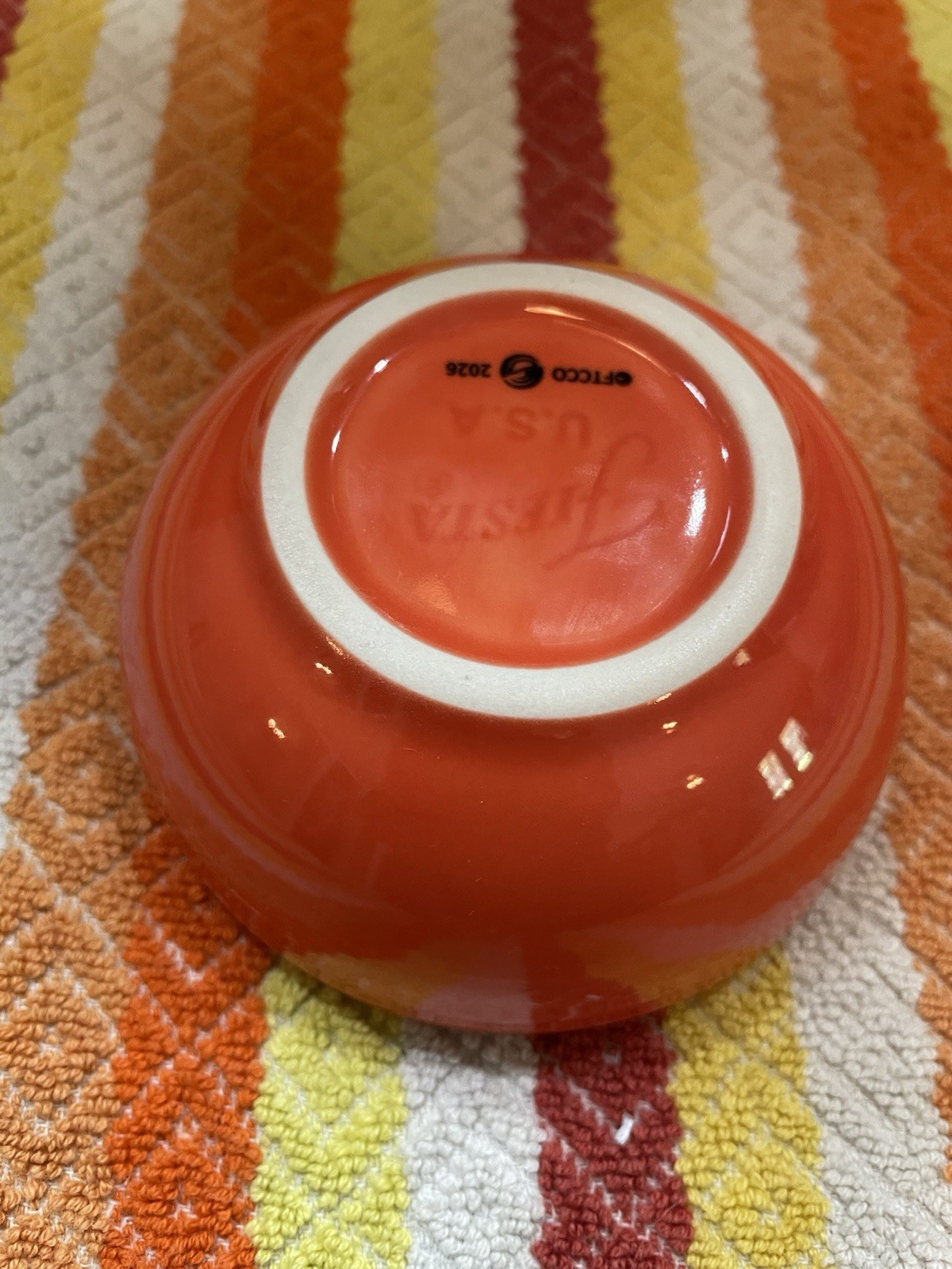 Fiesta FTCCO Happy Pumpkin Mini Pinch Bowl 2026 New Pristine Free Shipping 5 Oz