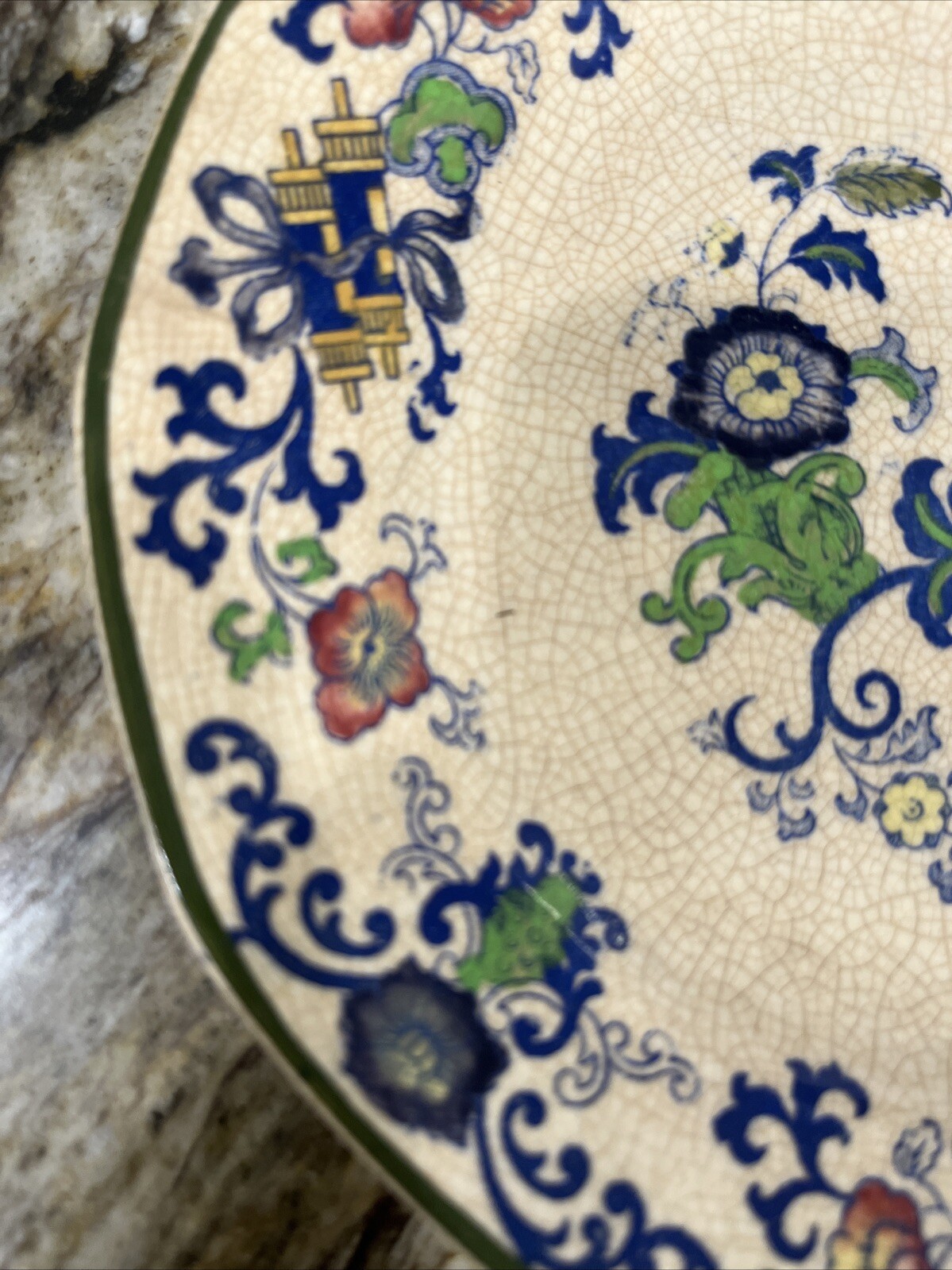 Antique Vtg Doulton of Burslem Salad Plate NANKIN 7 3/8″ circa 1912