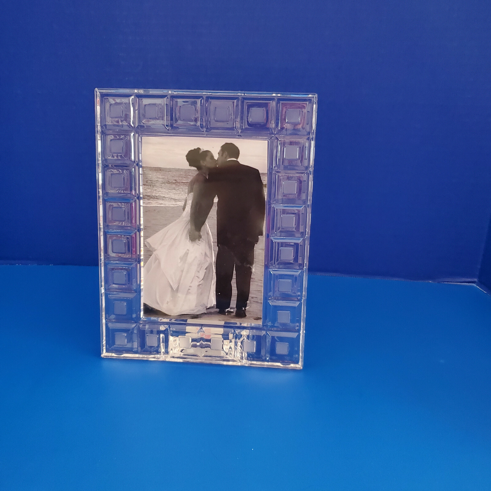 New Waterford Marquis Lead Crystal 4 X 6 Picture Frame, Quadrata FREE SHIPPING