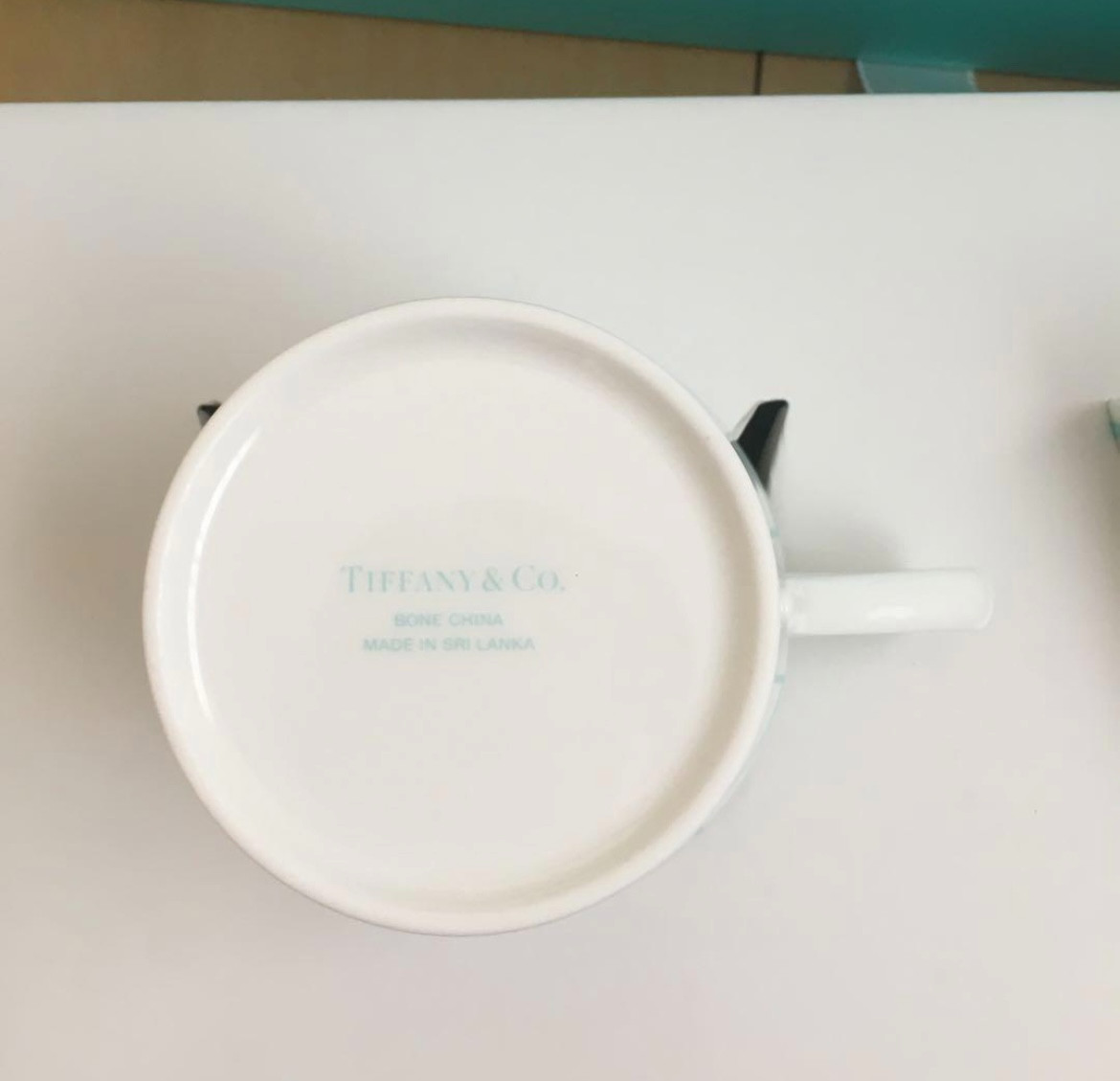 Tiffany&Co Tiffany Wheat Leaf Cup & Saucer Pair set bone china unused