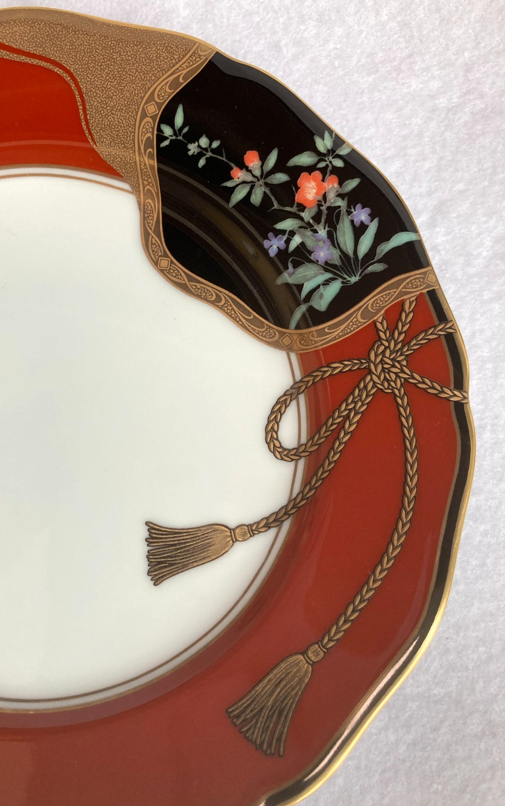 Set of 4 MASUDA Multi Motif 7 3/8″ Yokohama Porcelain Plates