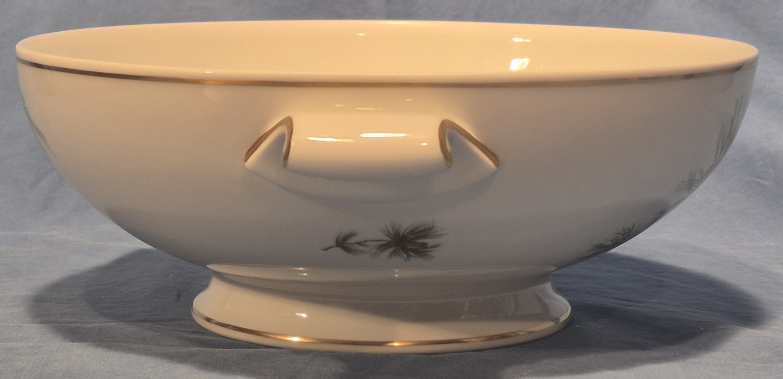 Rosenthal Aida PINE NEEDLE 9″ Round Vegetable Bowl w/ Lid, Germany EUC