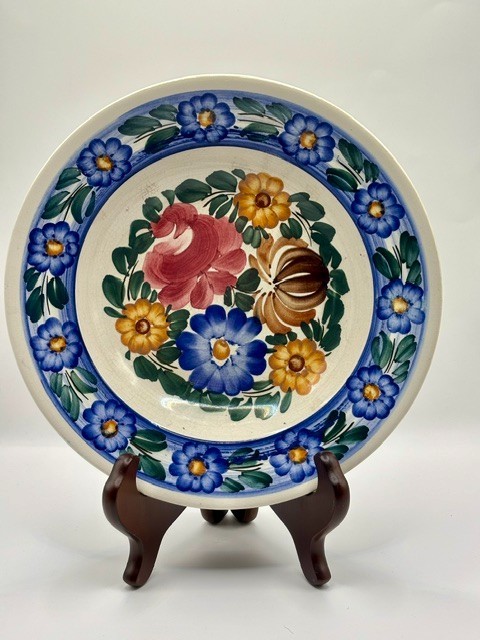 Fine Polish Porcelain Zakłady Porcelany “Ćmielów” Set of 3 Vintage Wall Plates