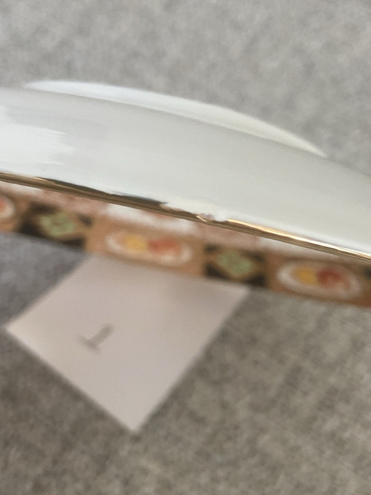 A matched set of 3 dessert plates + 3 saucers from Royal Albert Devon is absolut