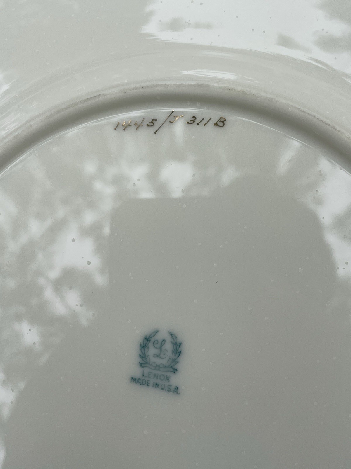RARE Antique Set Of 12 Lenox Plates Cobalt Blue Gold Encrusted Ovington New York