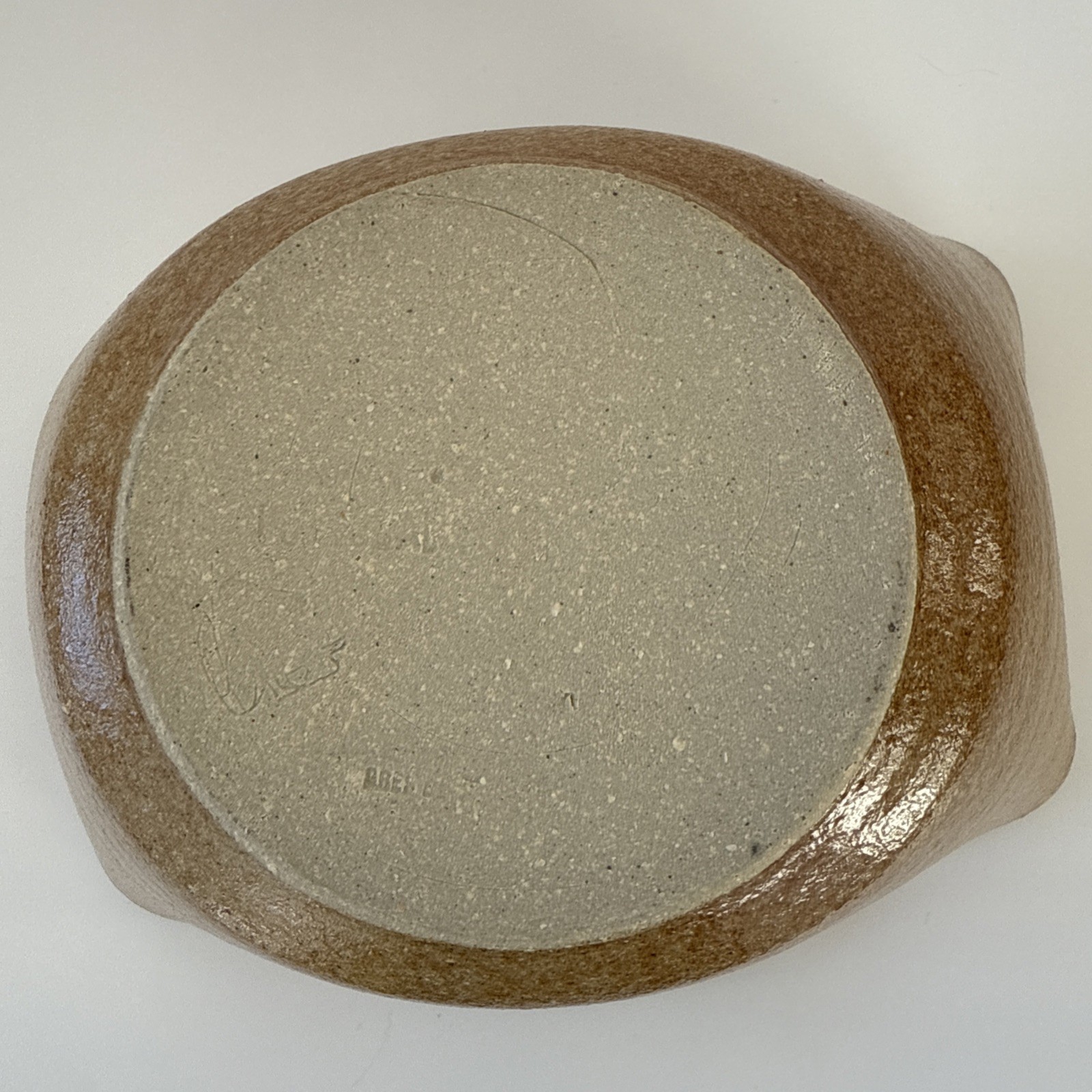 Hand Made In Portugal Stoneware Casserole Dish 7.5” x 5” GRES O Studio Pottery