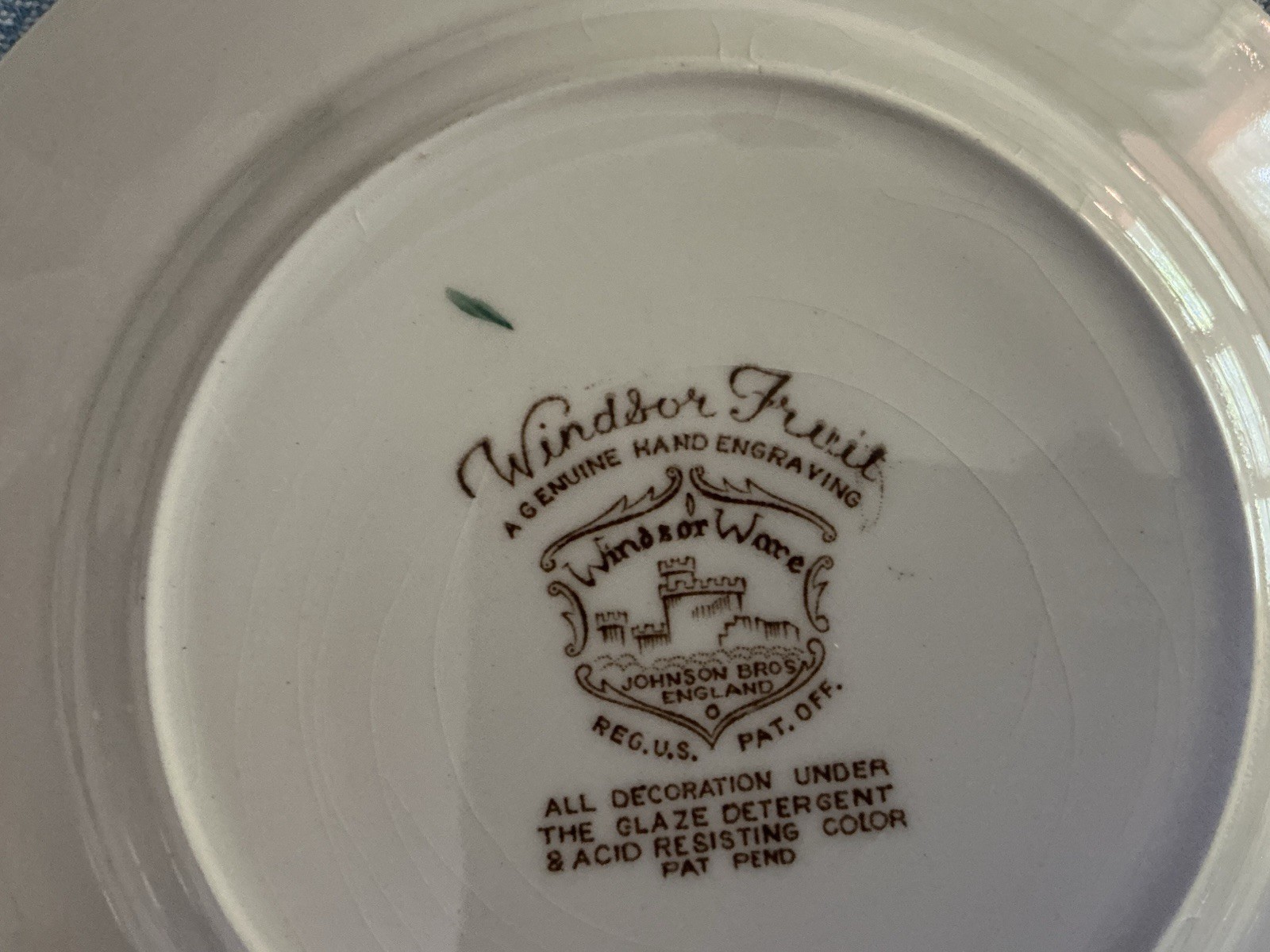 Johnson Brothers Pomona And Windsor Fruit, Mixed Set