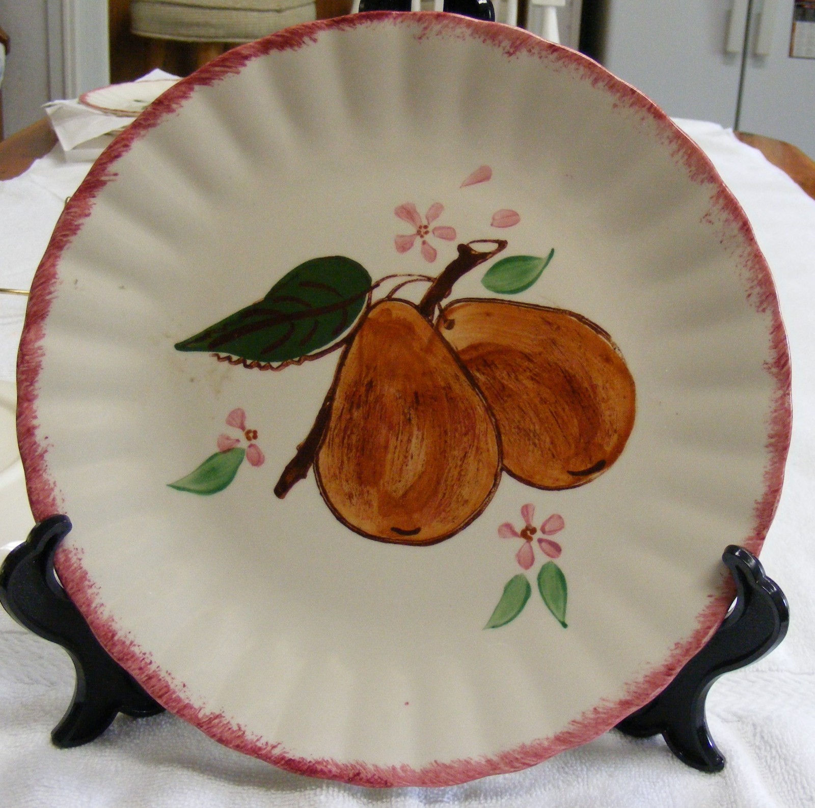 SOUTHERN POTTERIES/ BLUE RIDGE COUNTRY FAIR SALAD PLATE PEARS