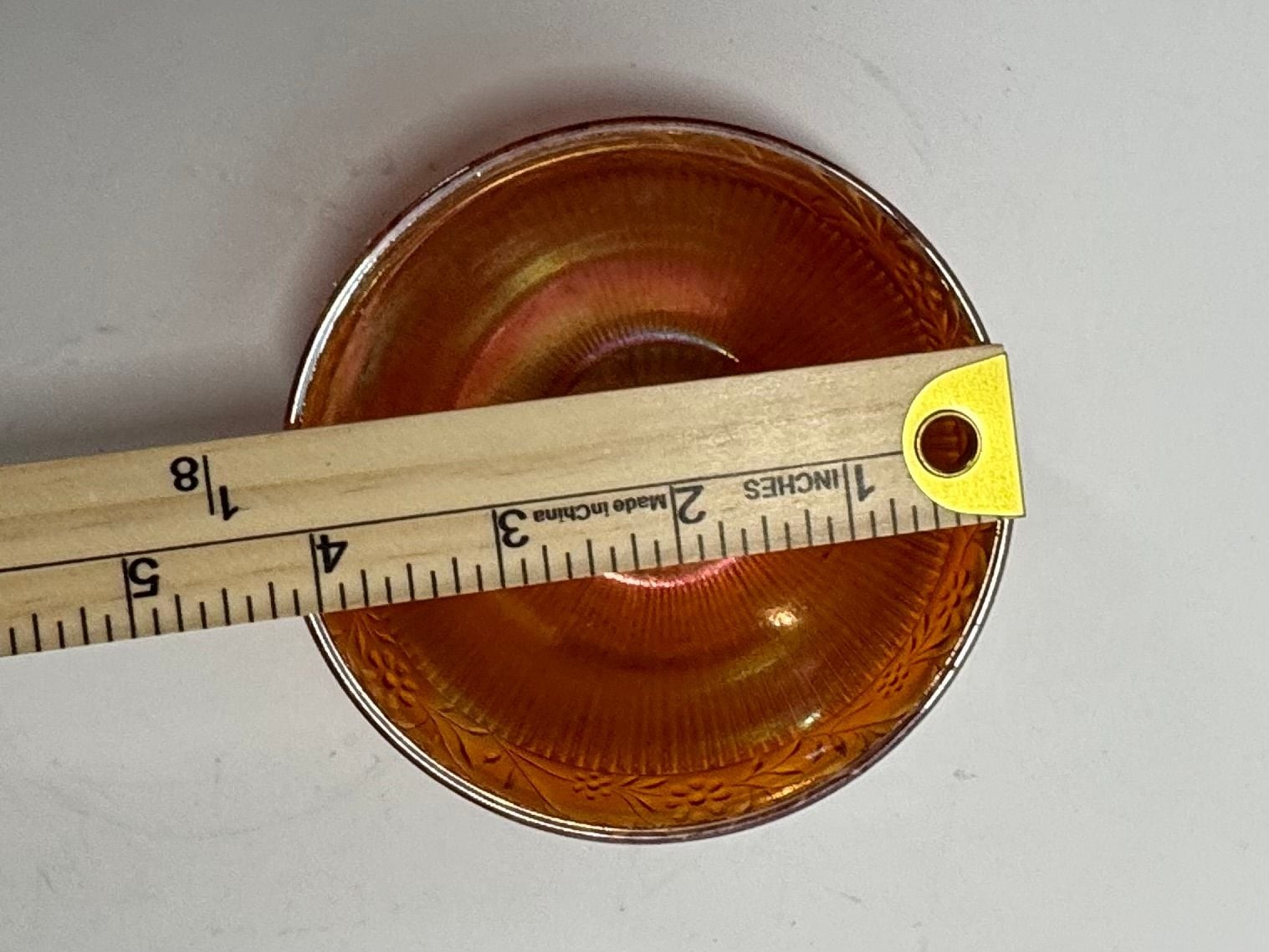 Vintage Imperial Glass Ohio Marigold Carnival Glass Berry Bowl