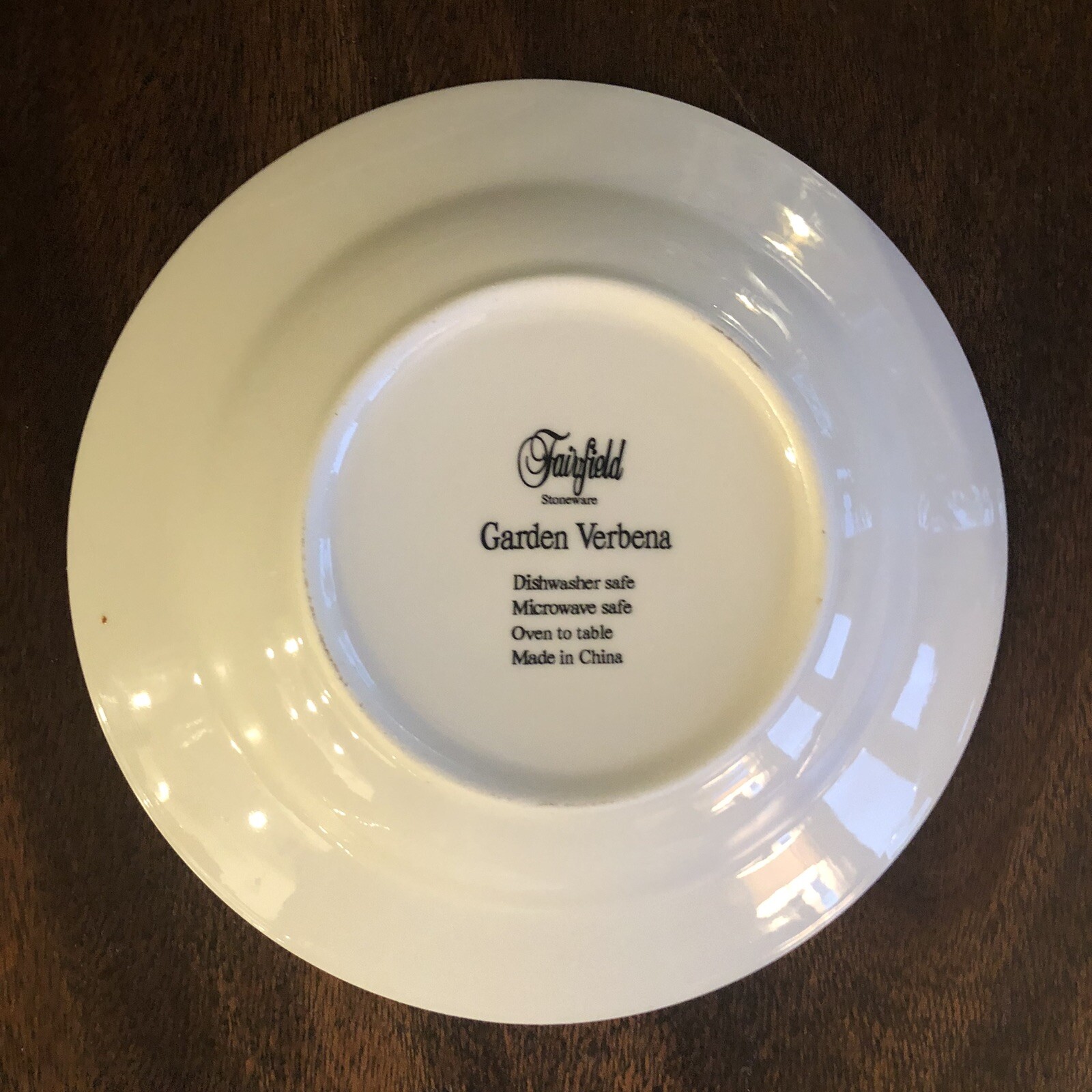 FAIRFIELD SETTING GARDEN VERBENA 7 7/8″ SOUP/SALAD BOWL 1 OF 6 SOLD SEPARATELY