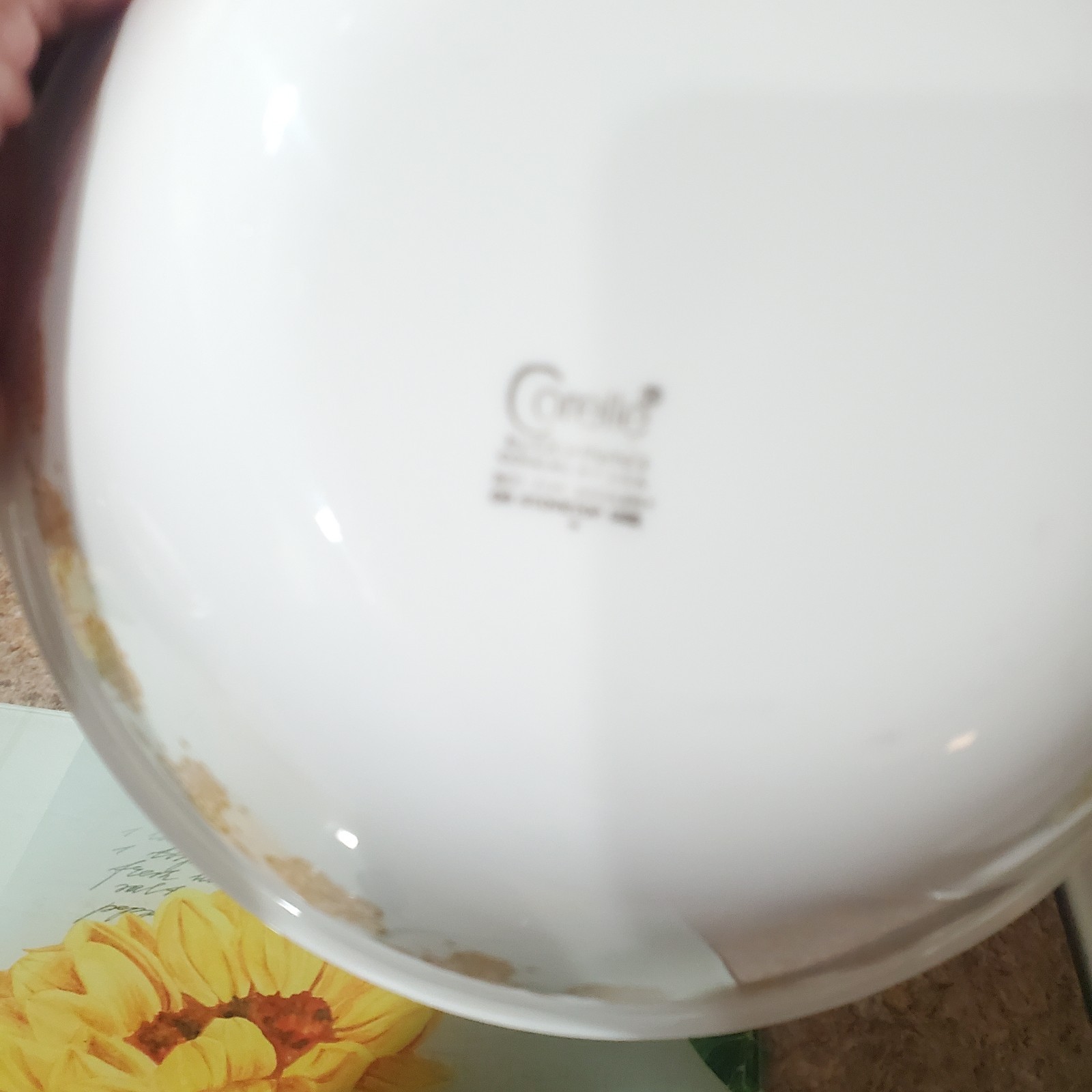 Corelle Butterfly Gold 10-1/4” Dia x 3” High Serving Vegetable Bowl Good Shape