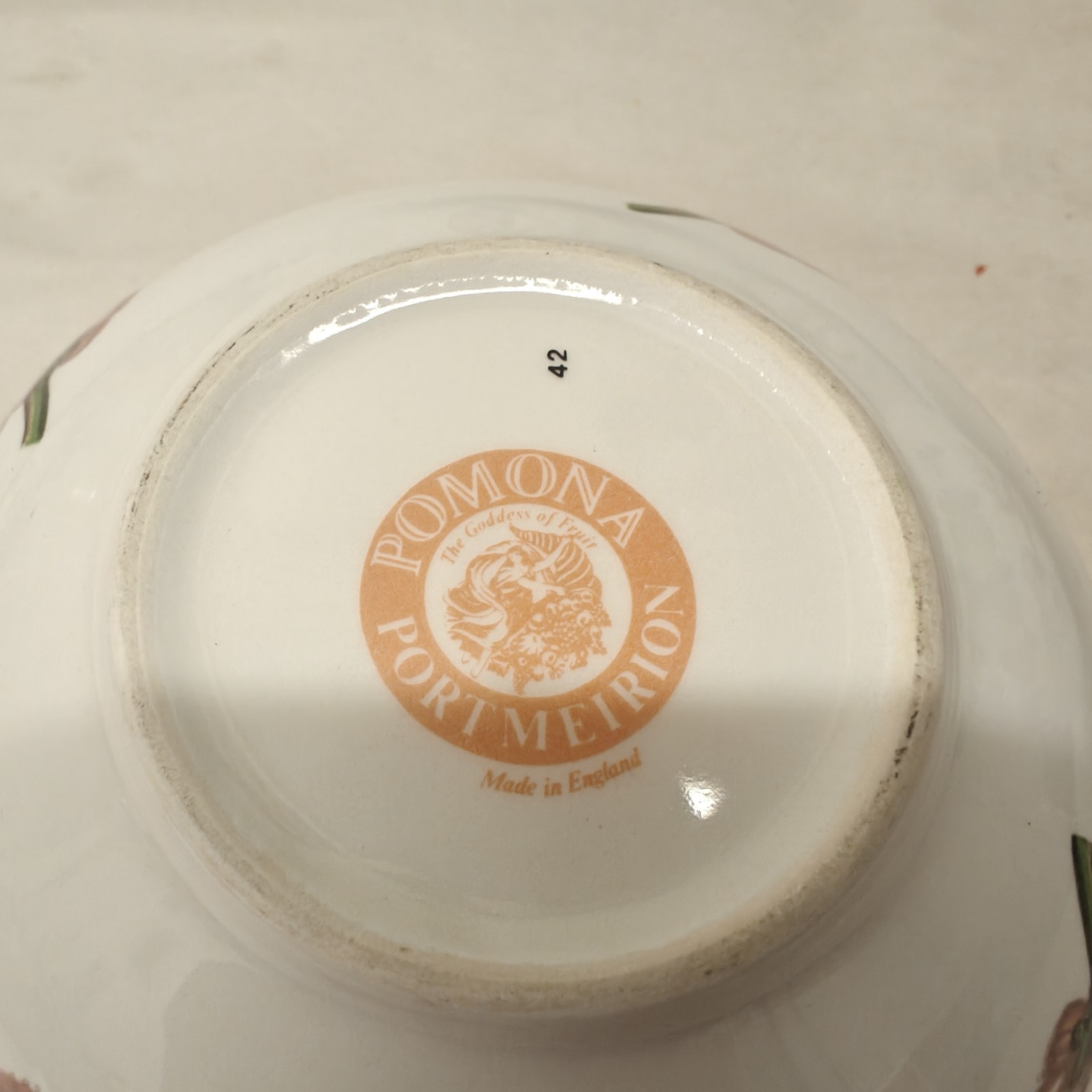 (4) Portmeirion Pomona Fruit/Dessert Bowls 5-1/2in – Made in England