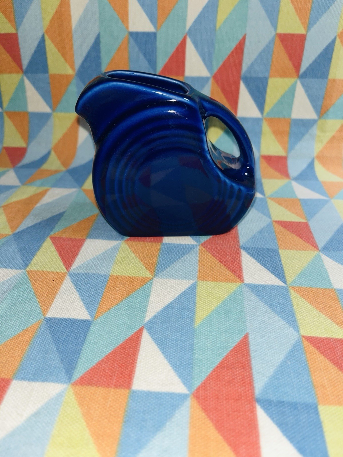 FIESTAWARE MINI DISK PITCHER creamer Twilight Blue NEW FIESTA 5 OZ. new disc