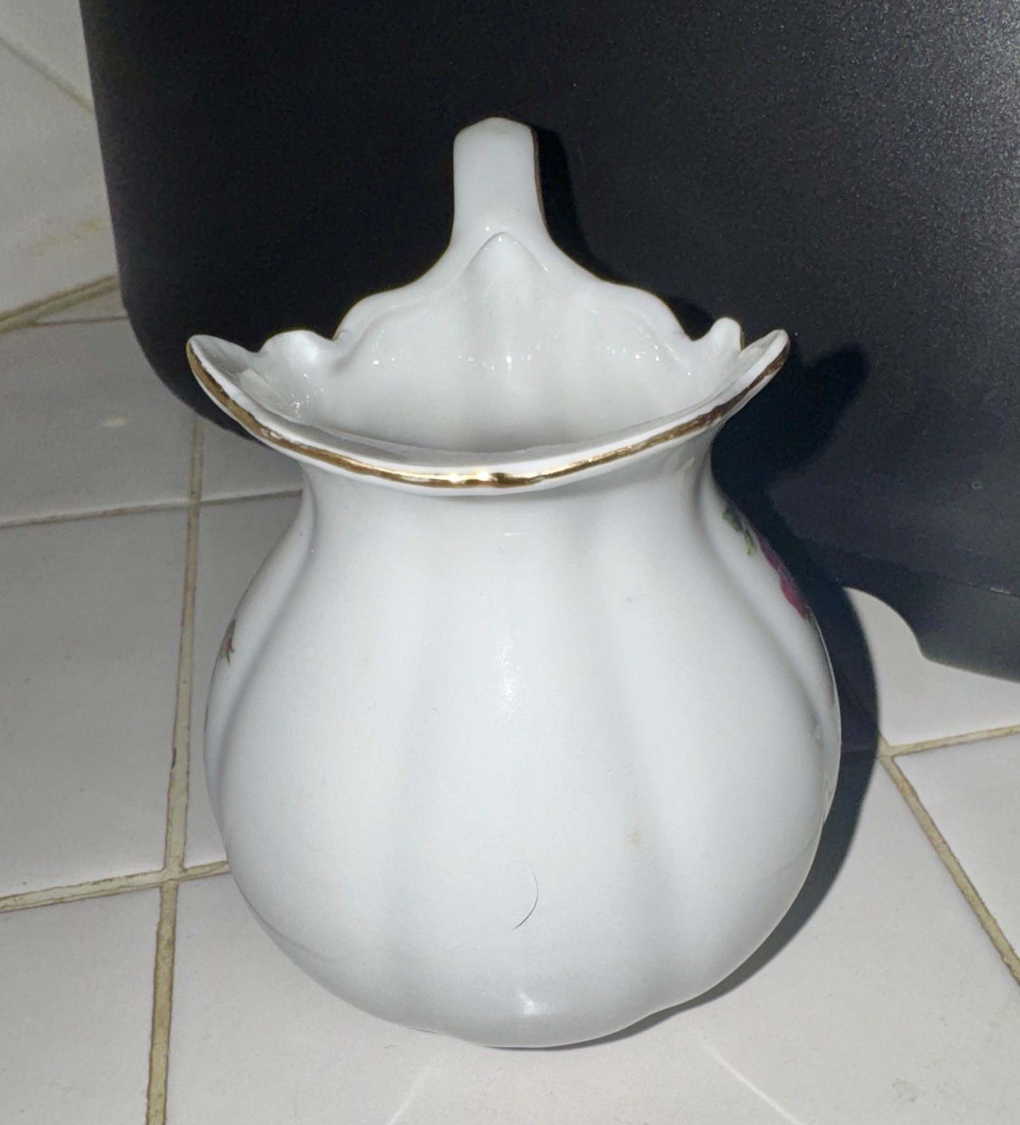 Vintage Royal Crown Porcelain Pitcher/Creamer and Saucer Set