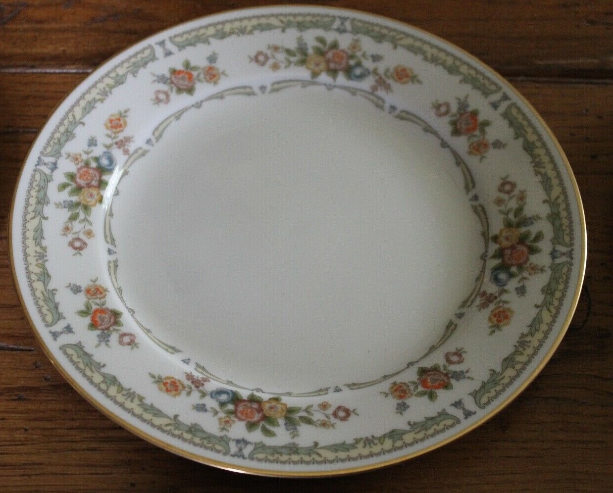 6 Noritake China Porcelain Floral HOMAGE Salad Plates #7236