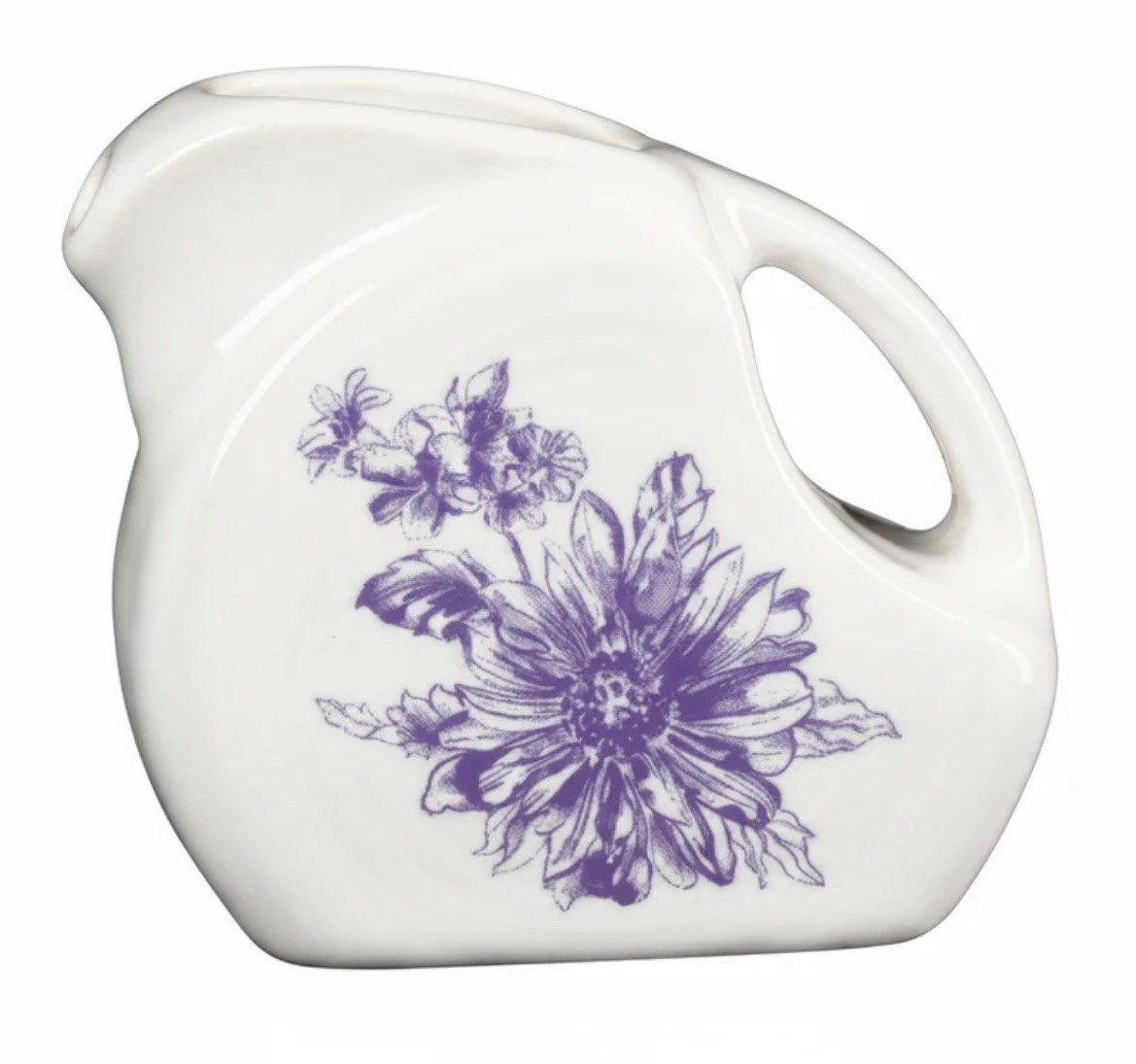 Fiesta Botanical Floral Lavender Mini Pitcher-New-2026-Fiestaware-HTF