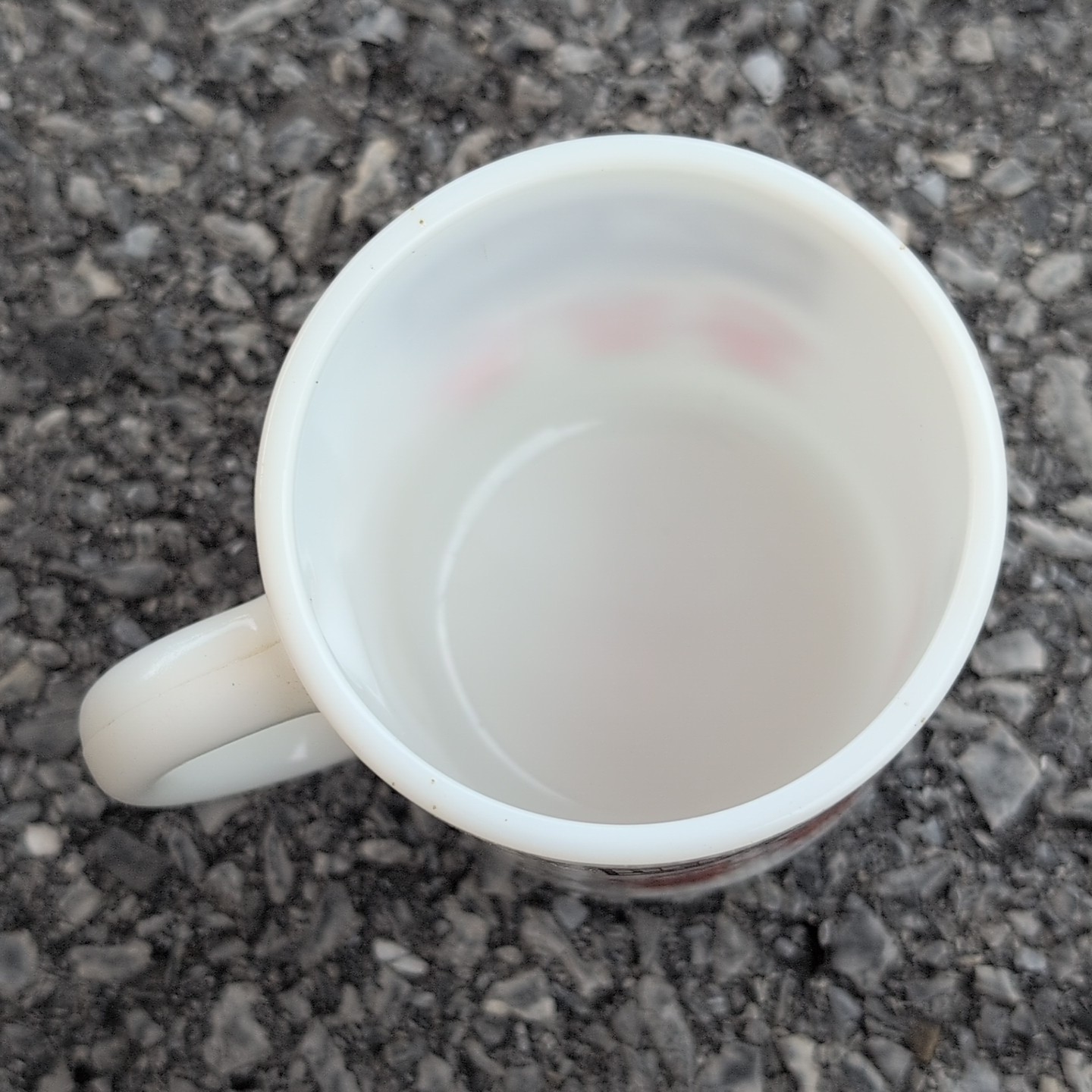 Vintage Hersheypark CHIP DUTCH VIOLET A Happy Experience Milk Glass Mug HERSHEY