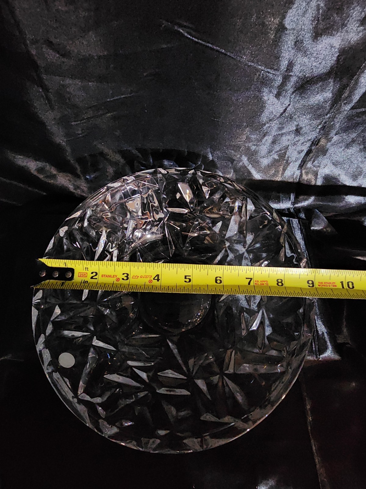 Tiffany & CO Rock Cut 9” Crystal Bowl With Original Box