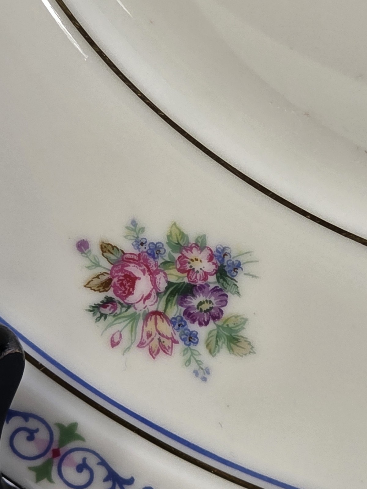Vintage Haas & Czjzek H & C Coronado Celia Plates Set 5 Place Setting 1930s 99