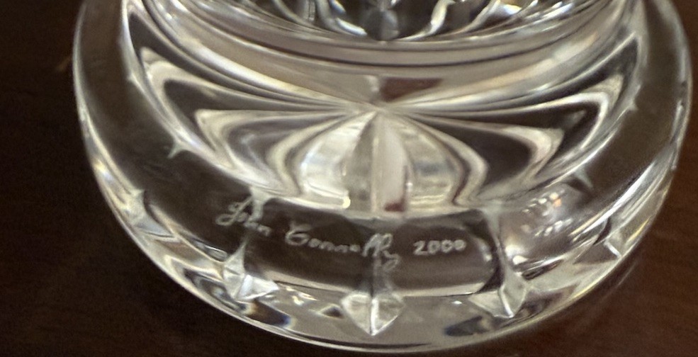 Waterford RARE Millennium 2000 Huge Centerpiece Bowl 11″ Signed By Connolly A+