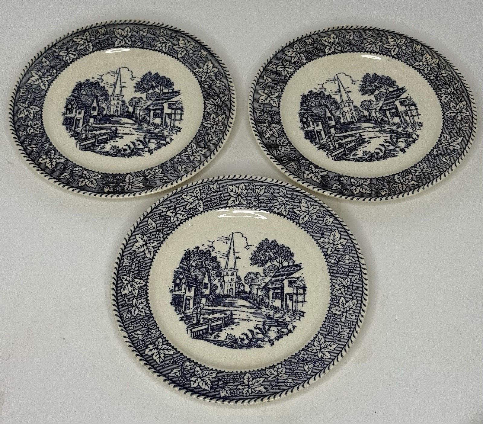 Set Of 15 VTG Homer Laughlin Stratwood Collection Shakespeare Country Dinner Set