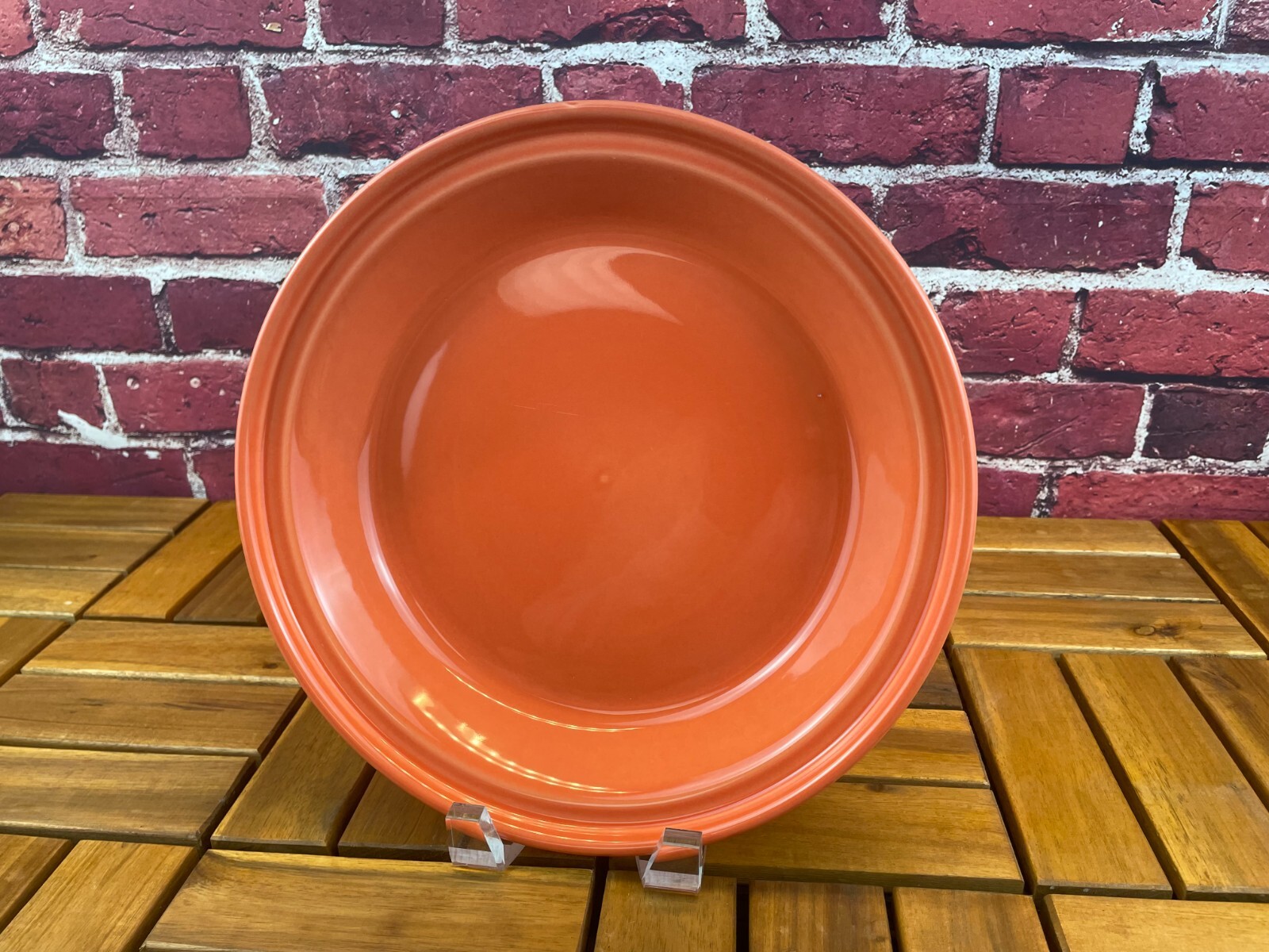 HOMER LAUGHLIN FIESTA PIE PLATE PERSIMMON 10.25″ Discontinued Pie Baker