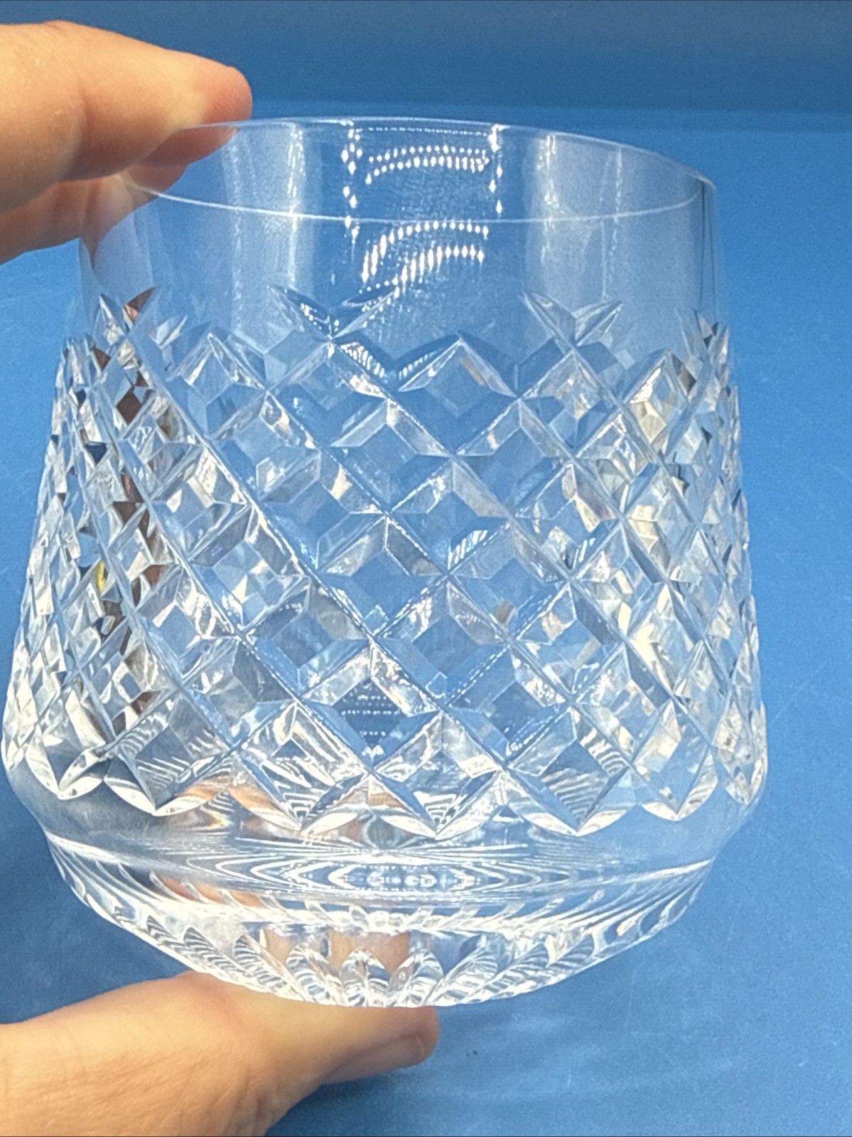 Vintage Waterford Crystal “Alana” Roly Poly Glasses; Set of 2