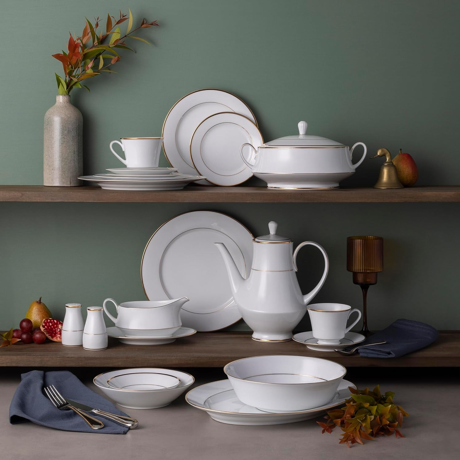 Heritage 5-Piece Place Setting for One – Elegant Dining Set