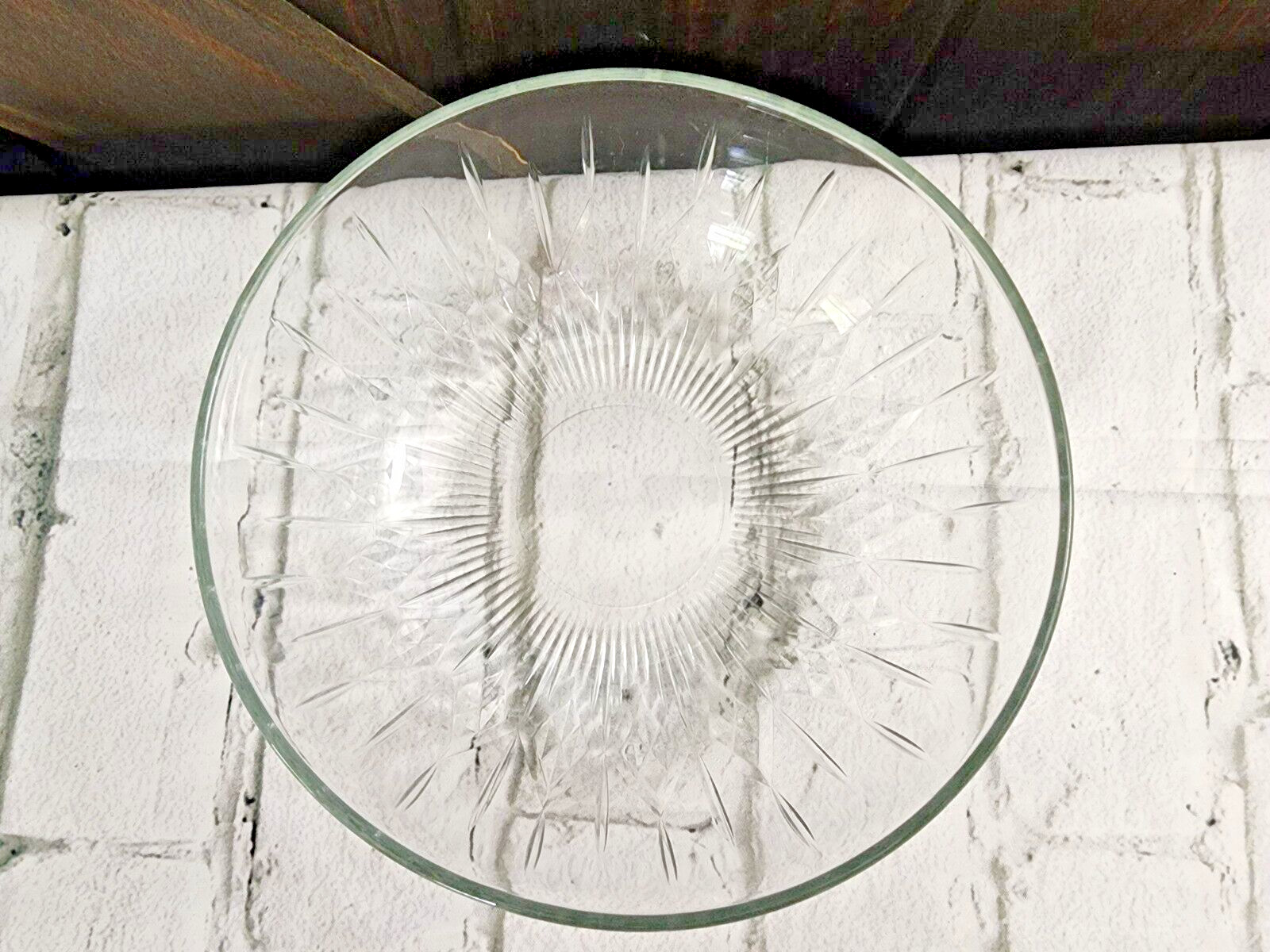 Crystal Candy Dish 7.5 Inches with Crystal creamer 6 Inches