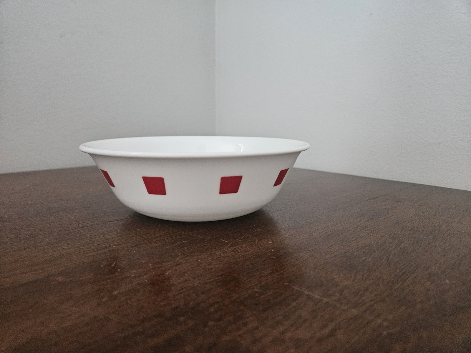 Vtg Corelle Urban Red Cereal/ Soup Bowls 6 1/4” – 2004-2015 – EUC