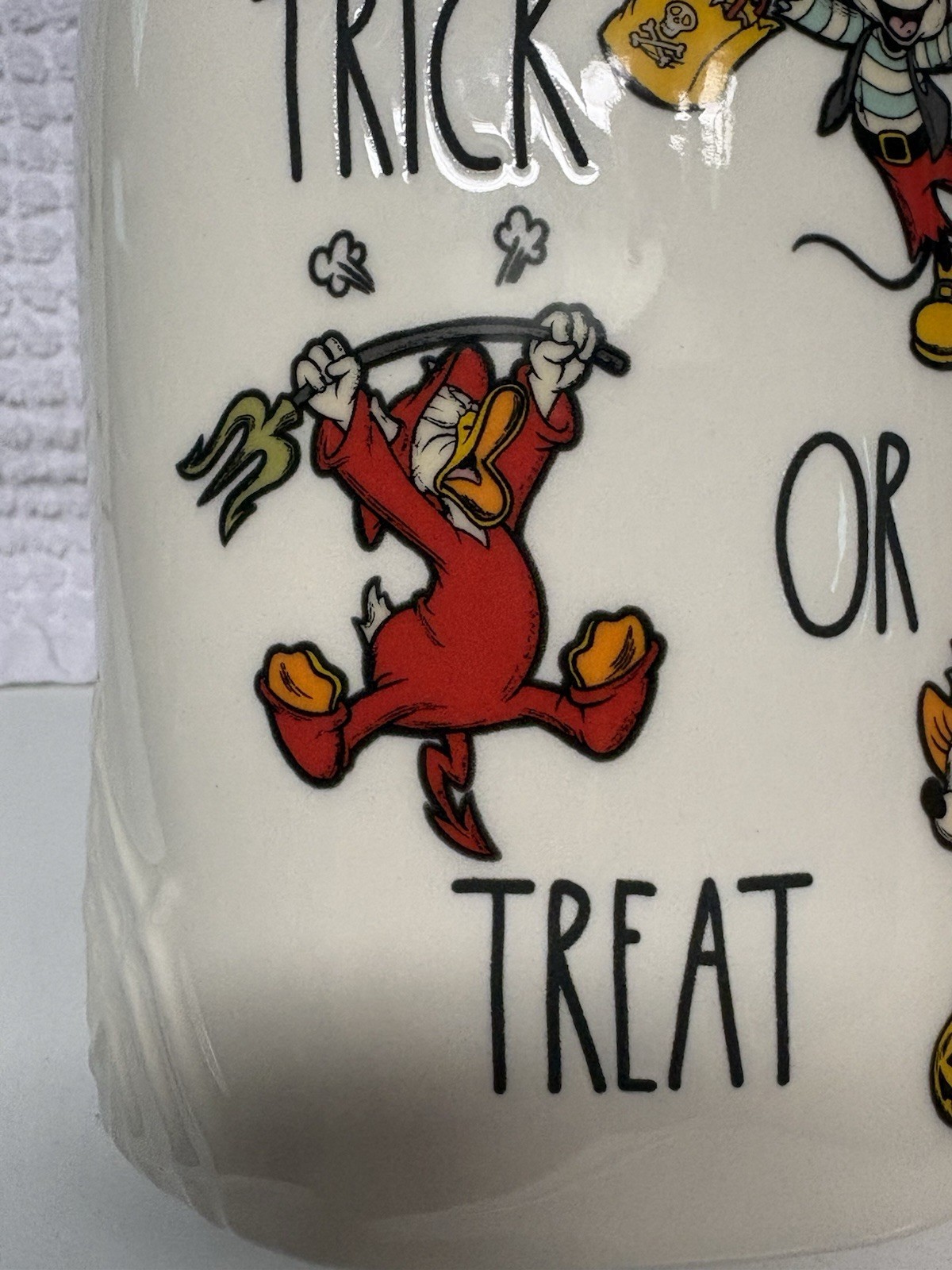 Rae Dunn Disney Mickey & Friends Trick or Treat Halloween Mug New 2026