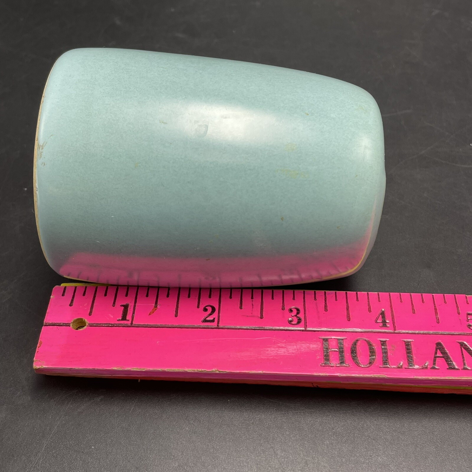 La Solana Pottery Vintage MCM Salt Shaker Turquoise Aqua Blue – Just One – Vtg