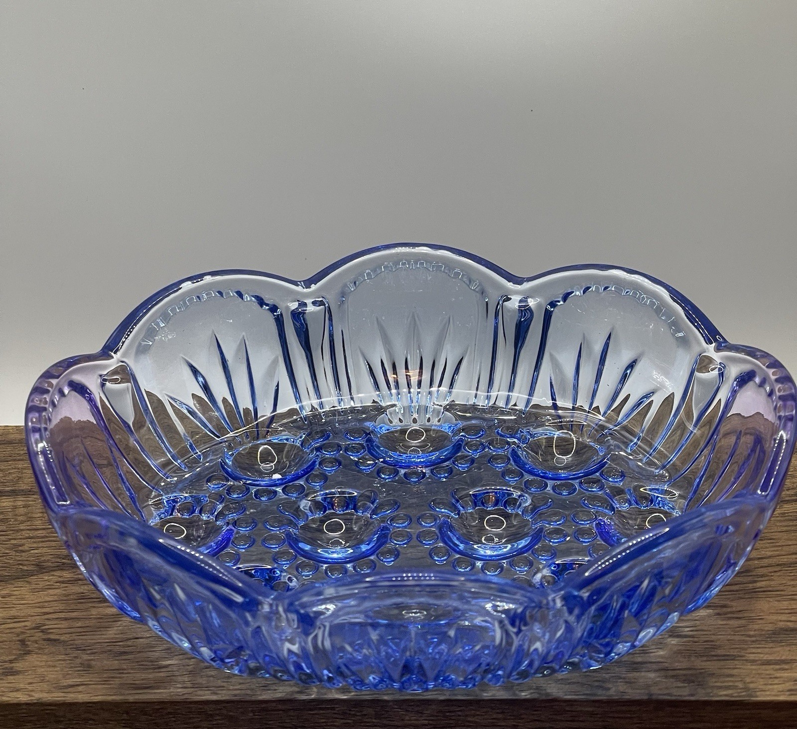 Rainbow Glass Hen On Nest Covered Candy Dish 7” Decorative Import