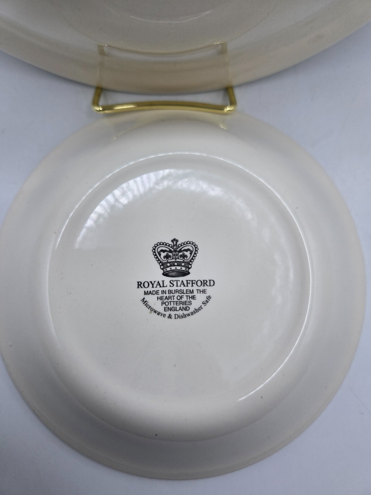 ROYAL STAFFORD Burslem S/2 Serving Bowls Heart of the Potteries England Flowers