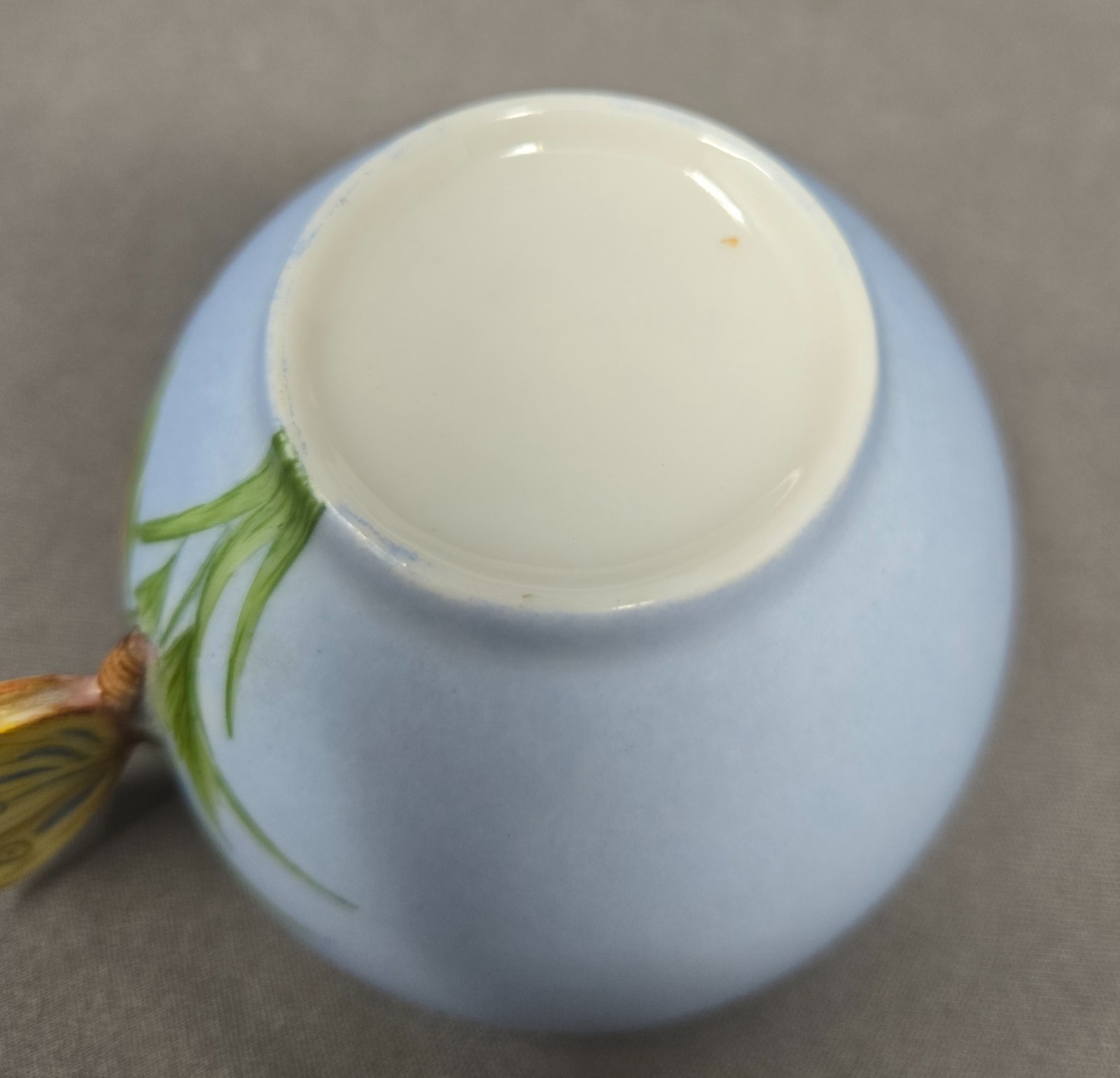 Haviland & Co Limoges Butterfly Handle Teacup and Saucer 1888-96