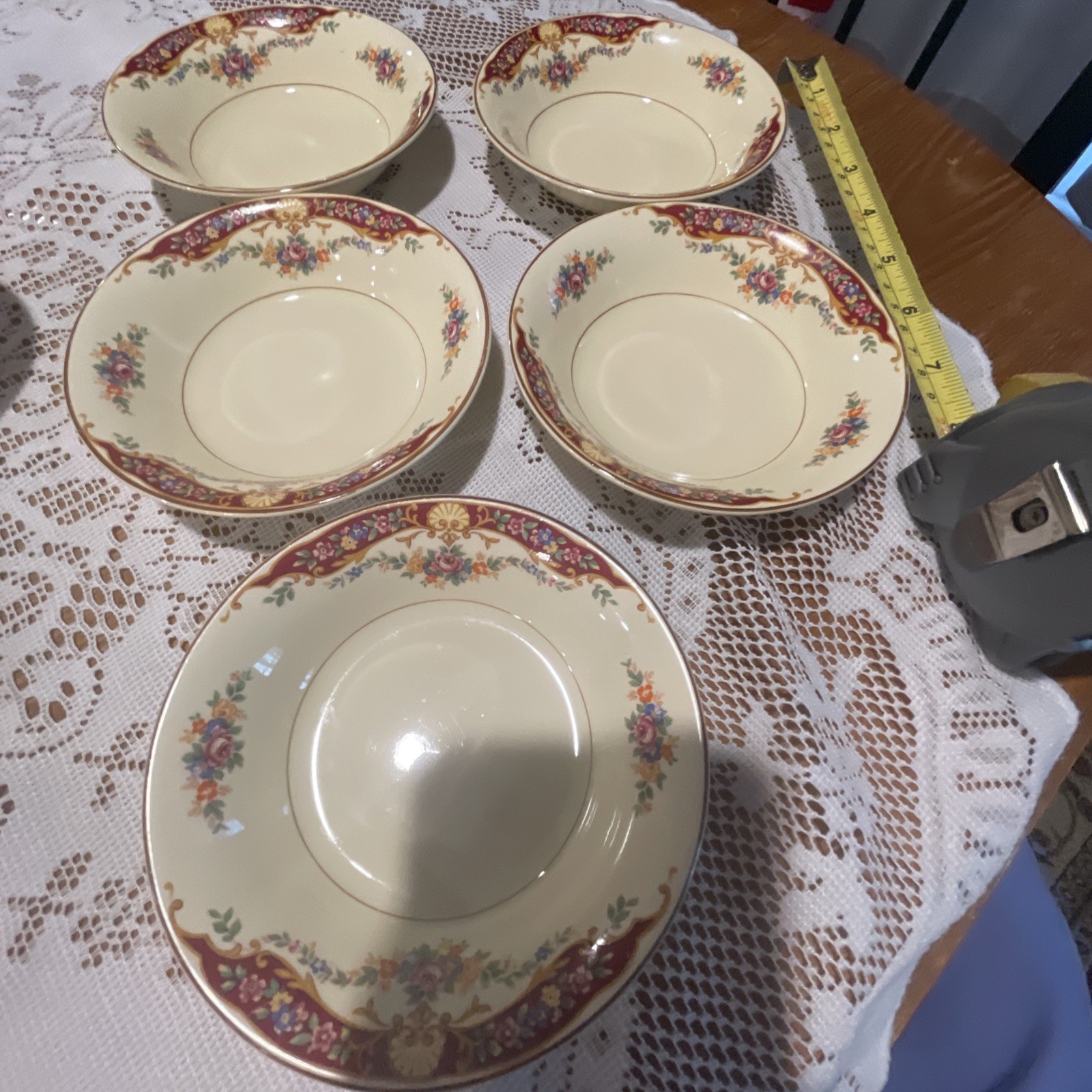 myott staffordshire england china 5in. Wide 1in.high Round