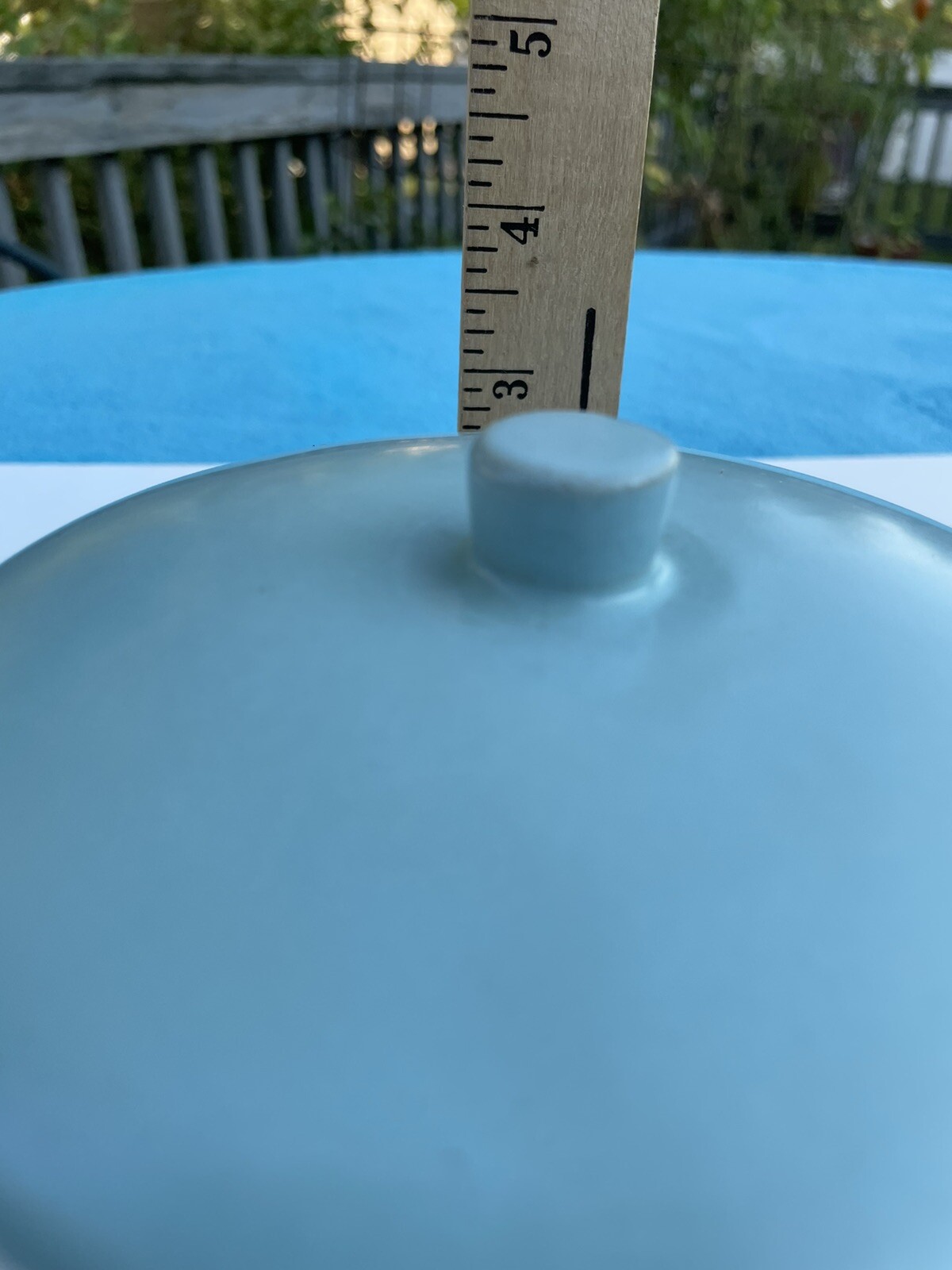 1 La Solana Pottery Aqua Blue w Handle & Lid Dip Chili Soup Bowl Baking Dish
