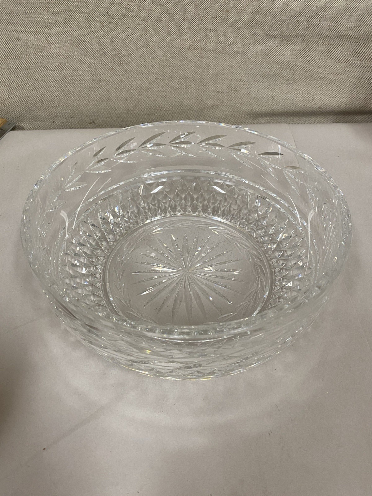 Vintage Waterford 10” Bowl Waterford Crystal. Center Bowl