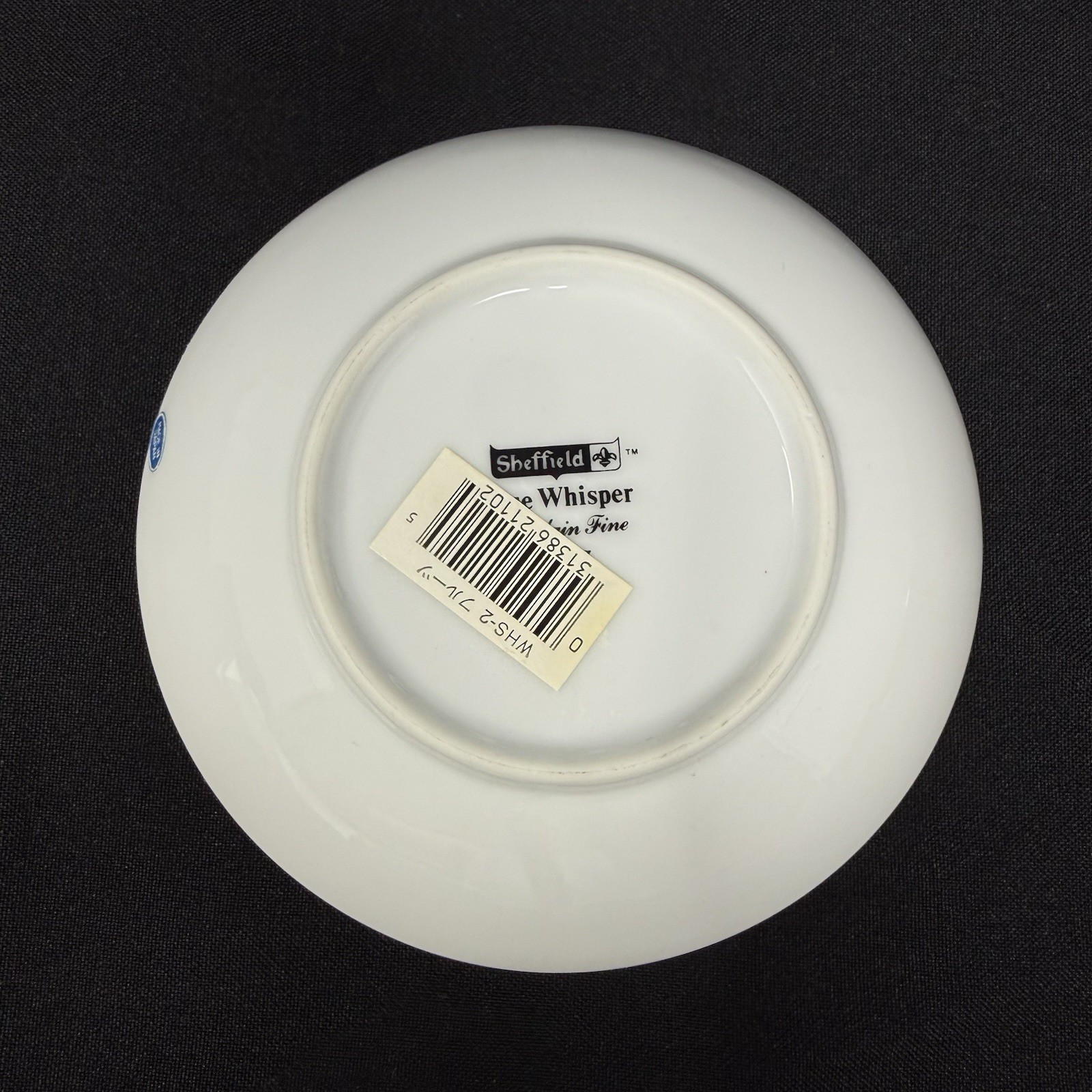 Sheffield Berry Dessert Bowl Blue Whisper Porcelain Fine China Two-Piece Set NWT