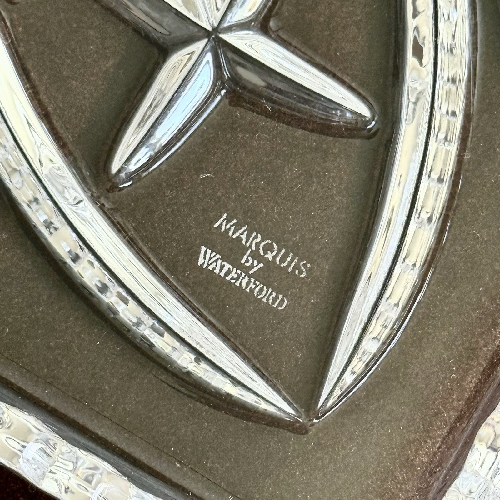 Waterford Marquis Lead Crystal Square Dish Newberry Serving Tray 7.75” in Box
