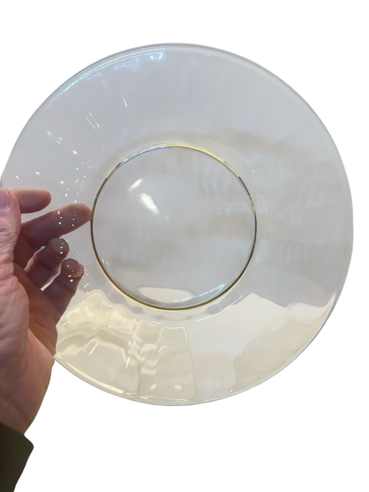 Vtg 1930s Fostoria Fairfax Topaz Yellow Glass Luncheon Plate Set of 6 8.25″ 2375