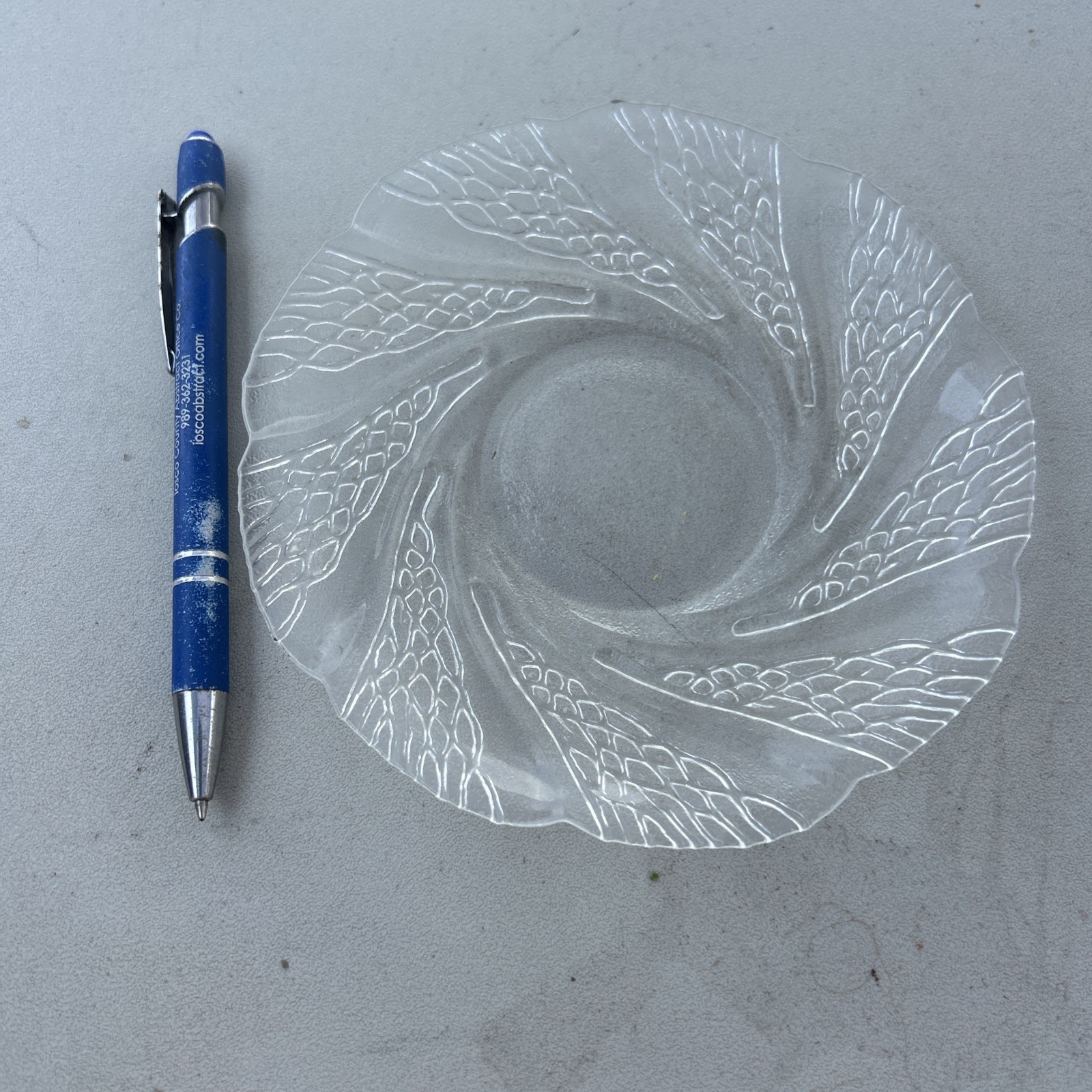 KIG Indonesia Serene Clear Glass Plate