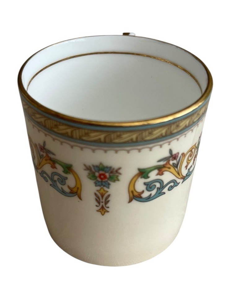 Vintage Aynsley Henley Demitasse Cup & Saucer Bone China Made in England